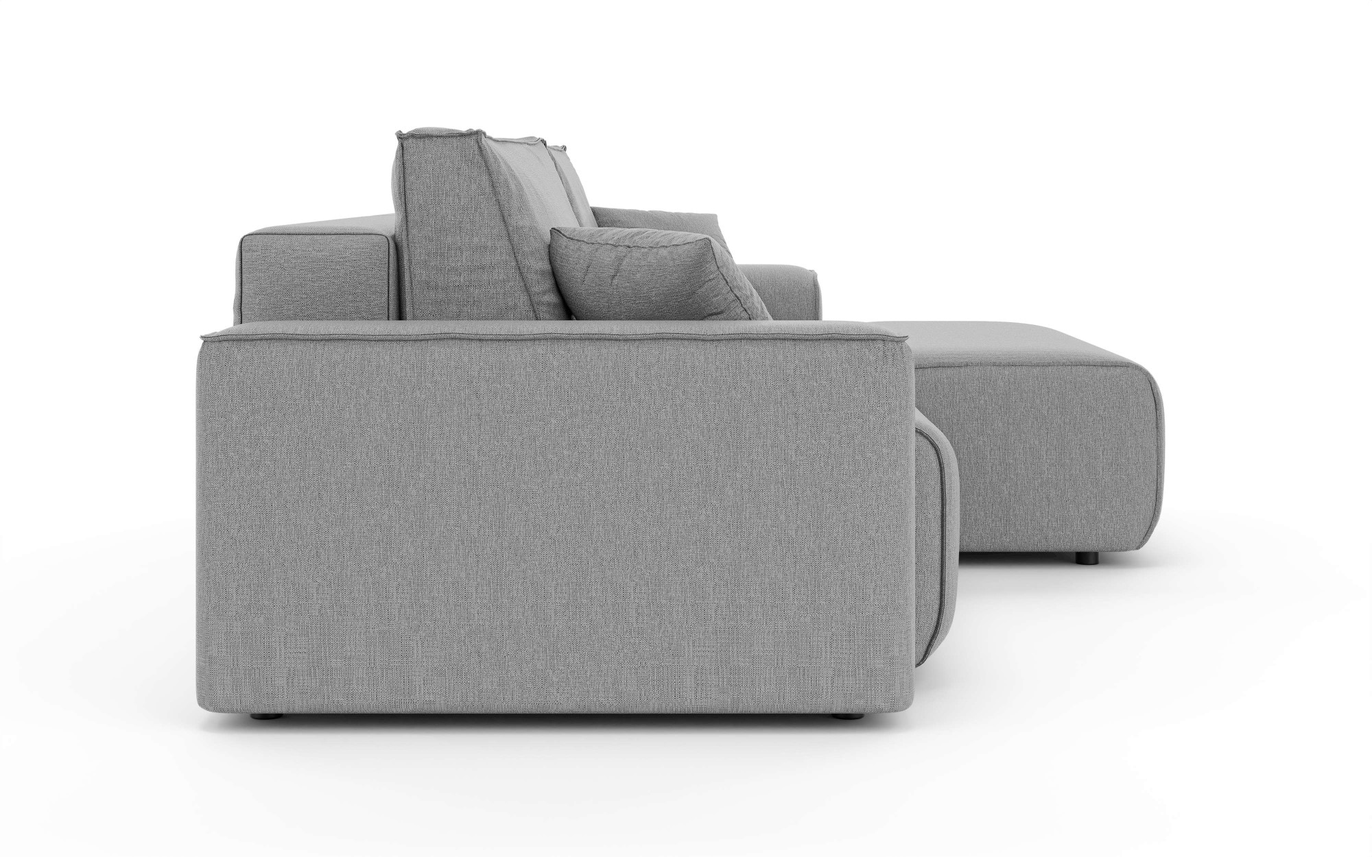 Home affaire Ecksofa »Santenay mit Bettfunktion und Bettkasten, Maße: B/T/H 266/164/90 cm«, L-Form mit Wellenfederung, Schlaffläche: 140x213 cm, auch in Cord