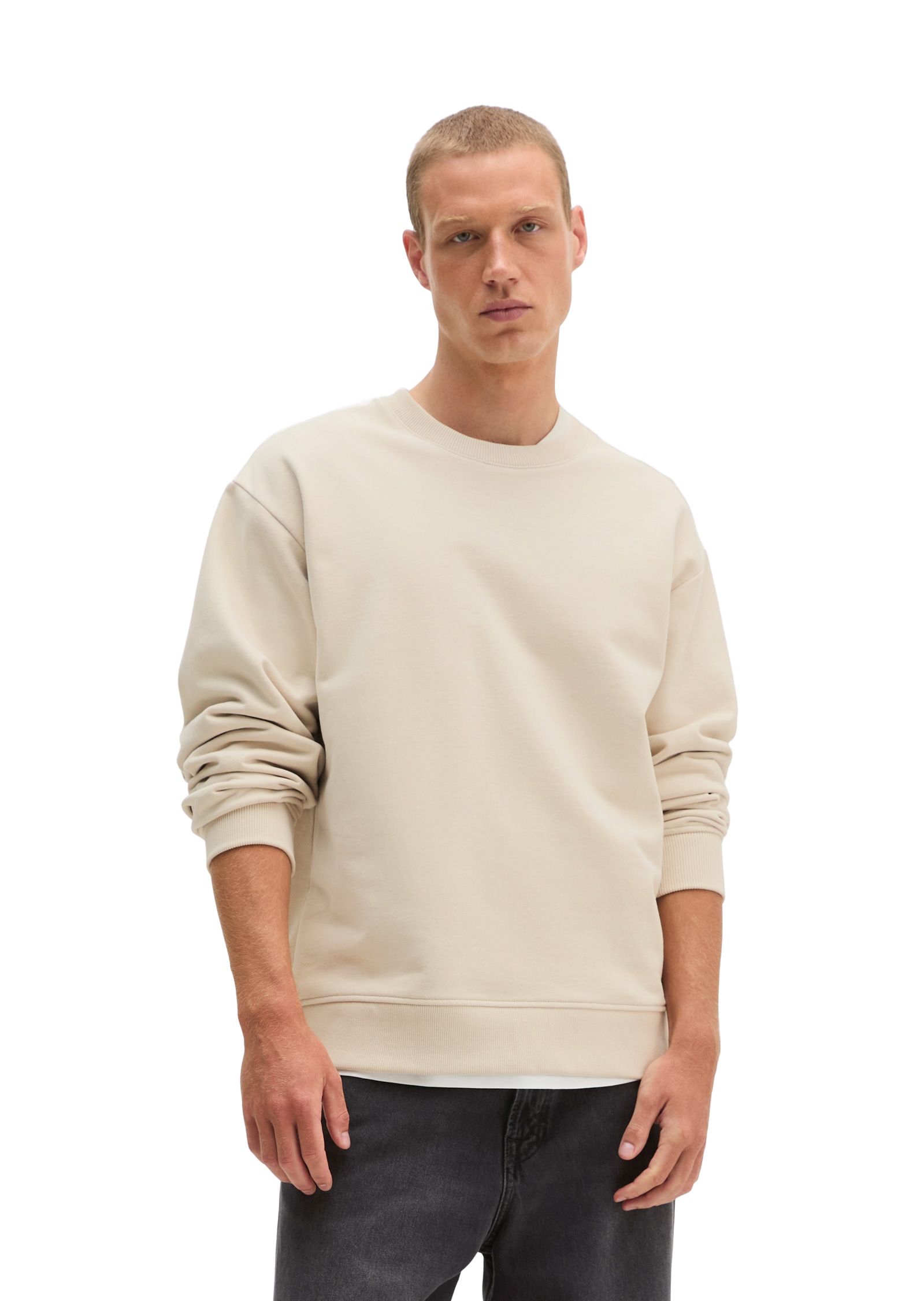 Marc OPolo Sweatshirt, mit Logostickerei auf dem Rücken