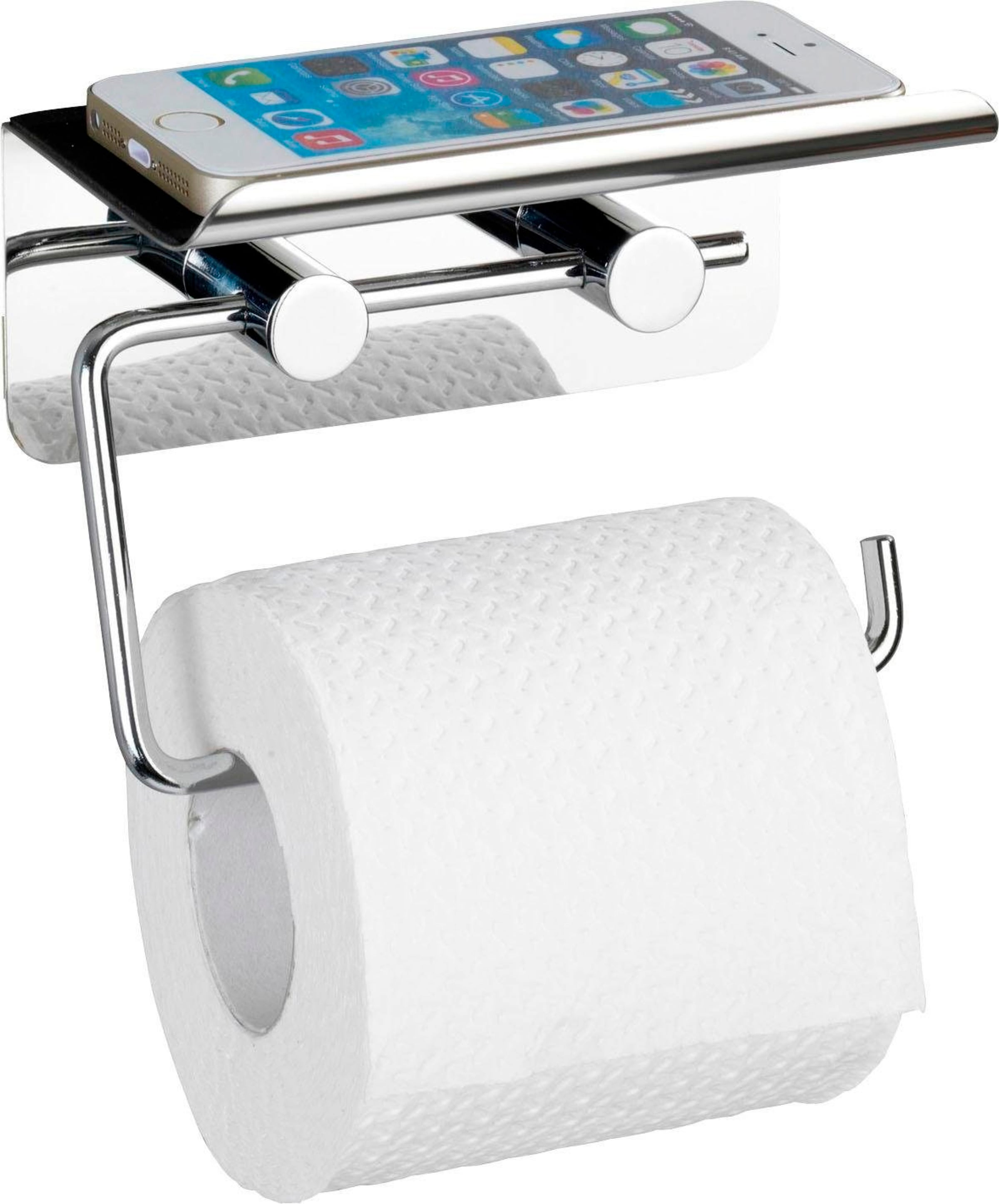 WENKO Toilettenpapierhalter, Soft-Touch Smartphone-Ablage BAUR bestellen mit 