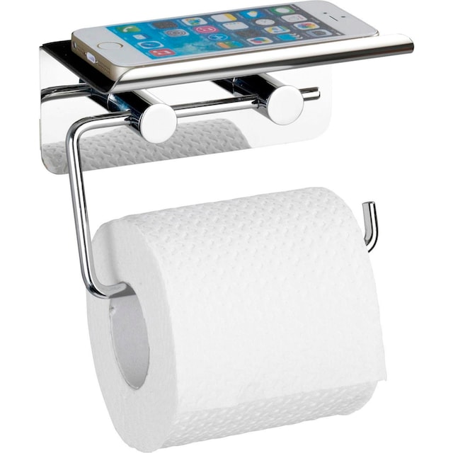 WENKO Toilettenpapierhalter, mit Soft-Touch Smartphone-Ablage bestellen |  BAUR