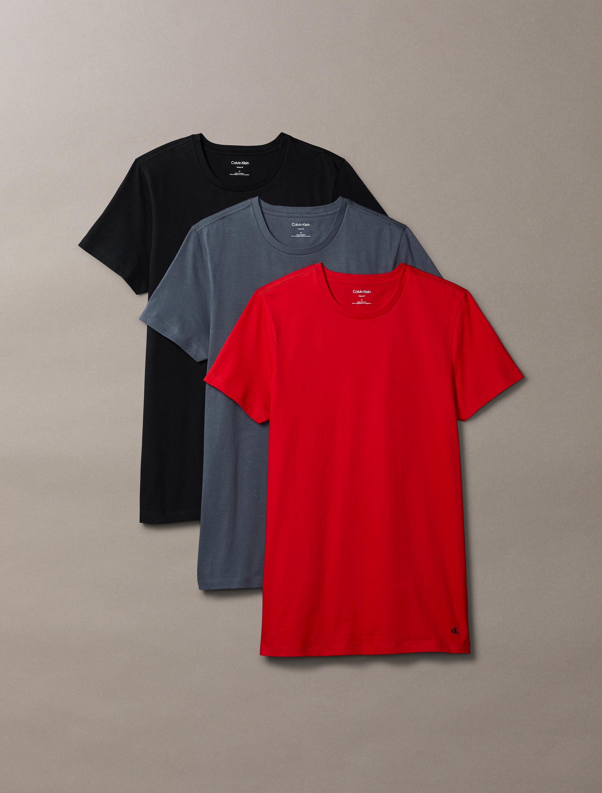 Calvin Klein Underwear T-Shirt "S/S CREW NECK 3PK" Packung, 3er-Pack, 3 Stk günstig online kaufen
