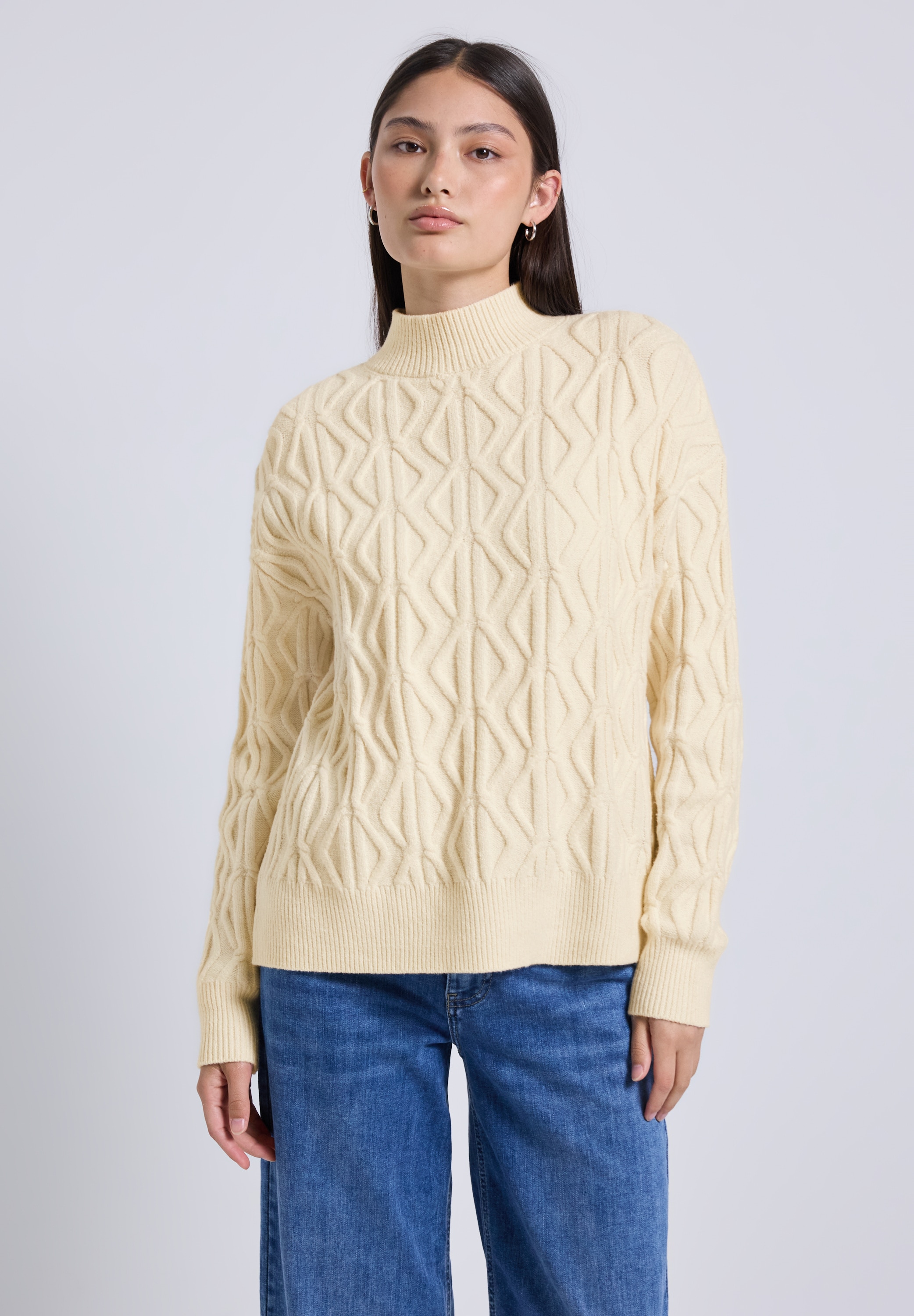 STREET ONE STUDIO Strickpullover, mit Turtleneck günstig online kaufen
