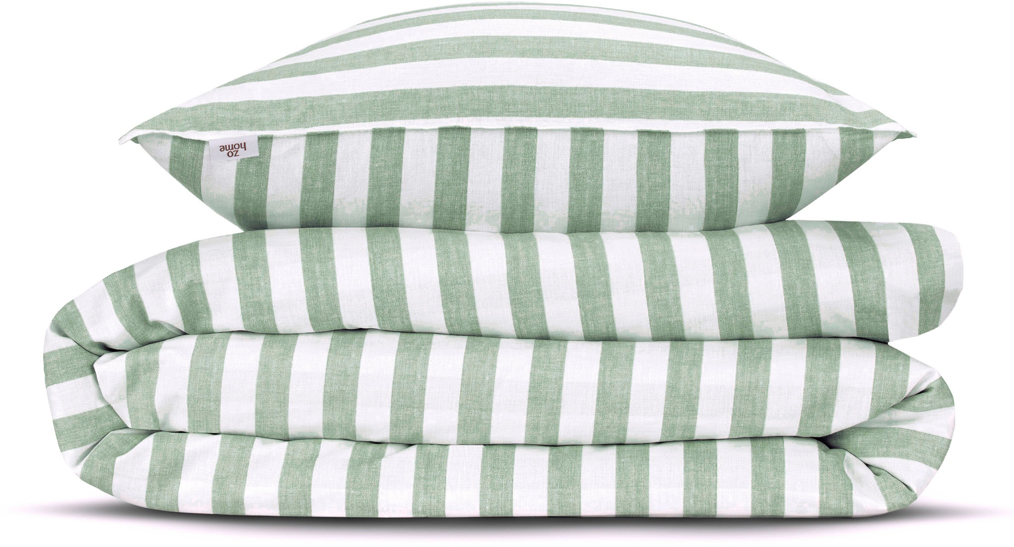 Thumbnail - ZO HOME Bettwäsche "Banda-di-Lino" 2 Stk. Bettwäsche aus 100% Baumwolle, hochwertiges Renforcé