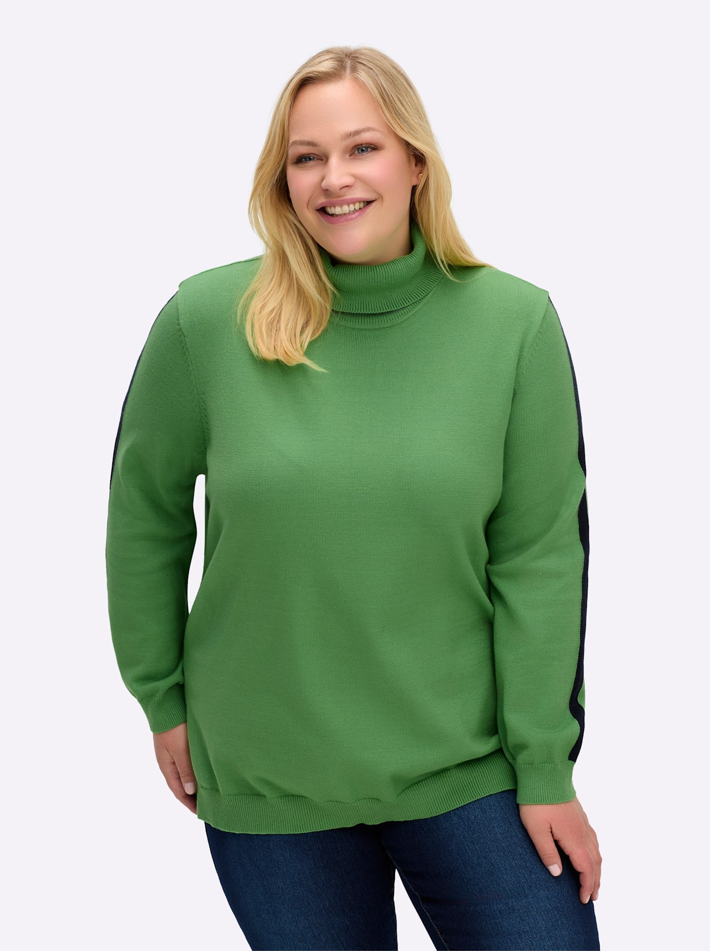 Sheego Rollkragenpullover "Rollkragenpullover" günstig online kaufen