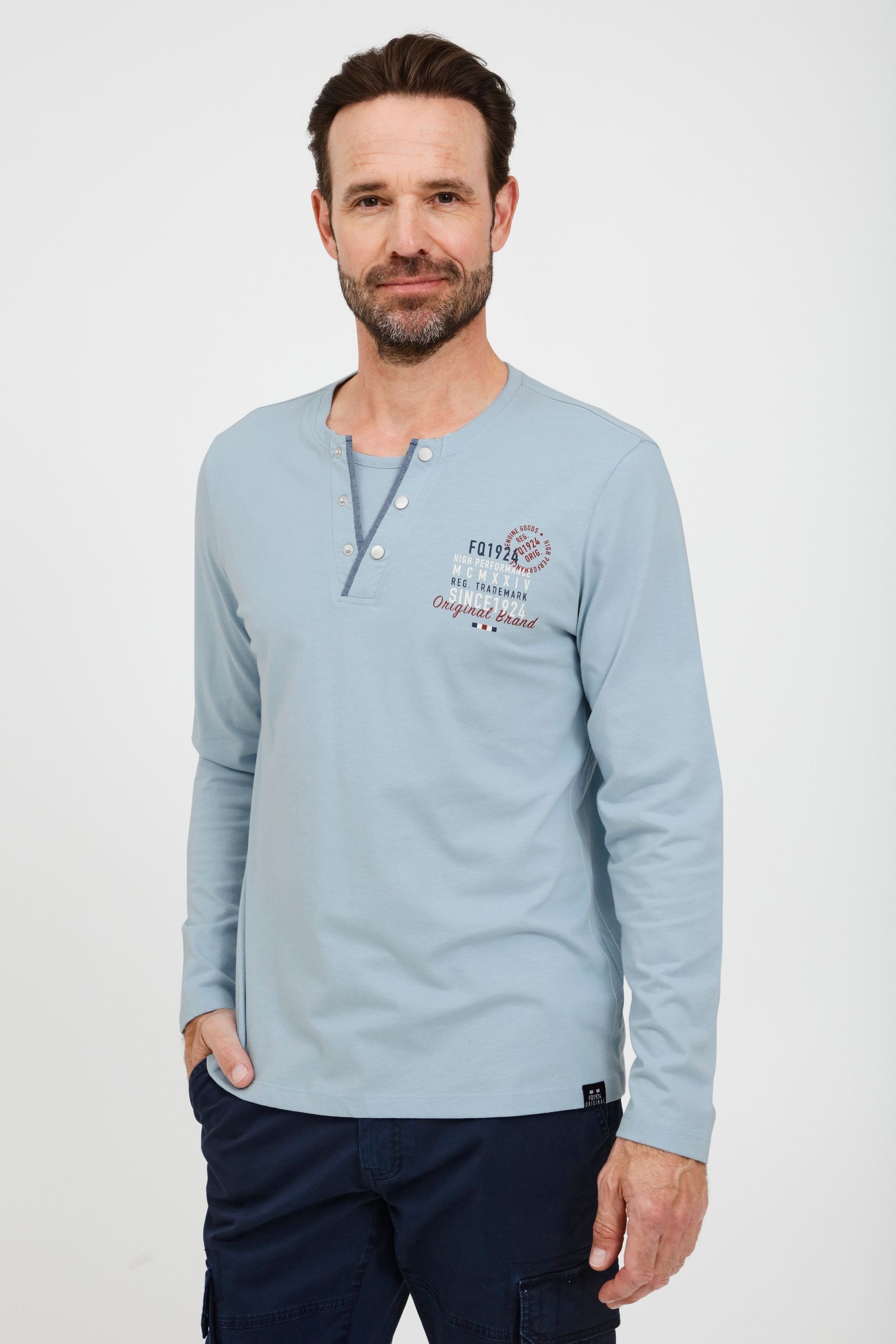 FQ1924 Henleyshirt »Henleyshirt FQRolf«