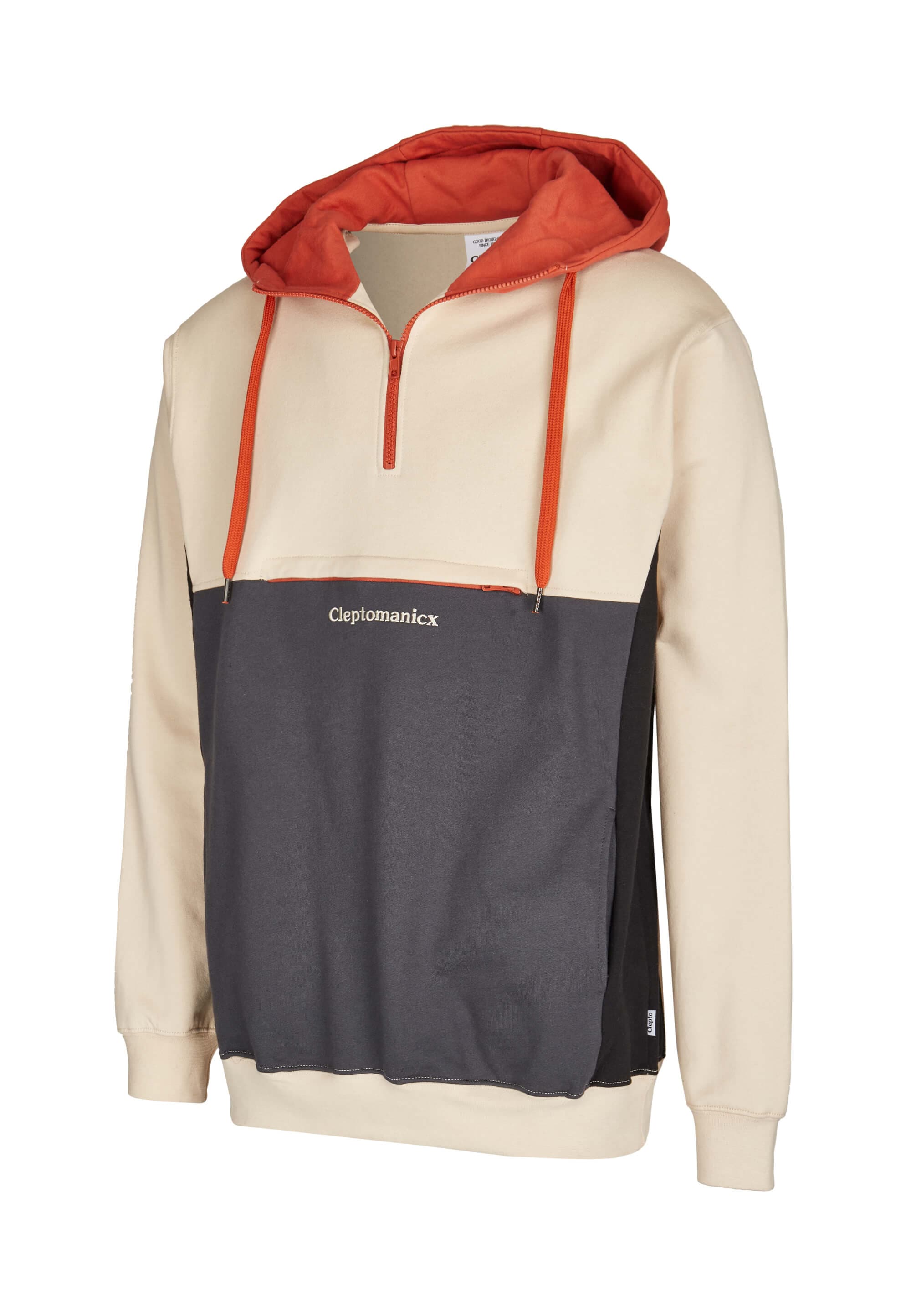 Cleptomanicx Kapuzensweatshirt »Hooded Block«, im lässigen Color-Blocking-Stil