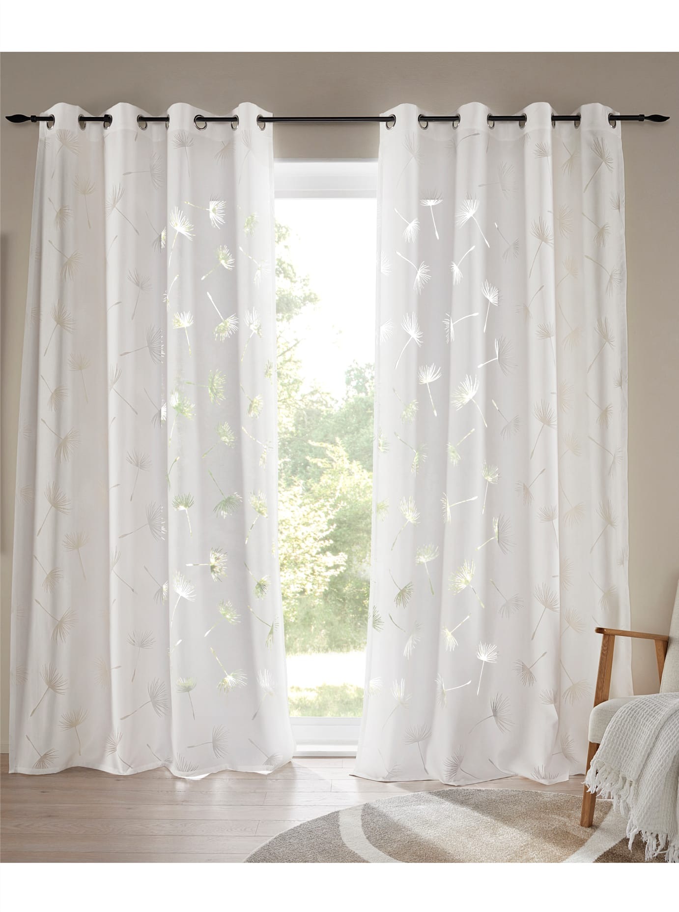 heine home Gardine Ösen 1 Stk. tlg. günstig online kaufen