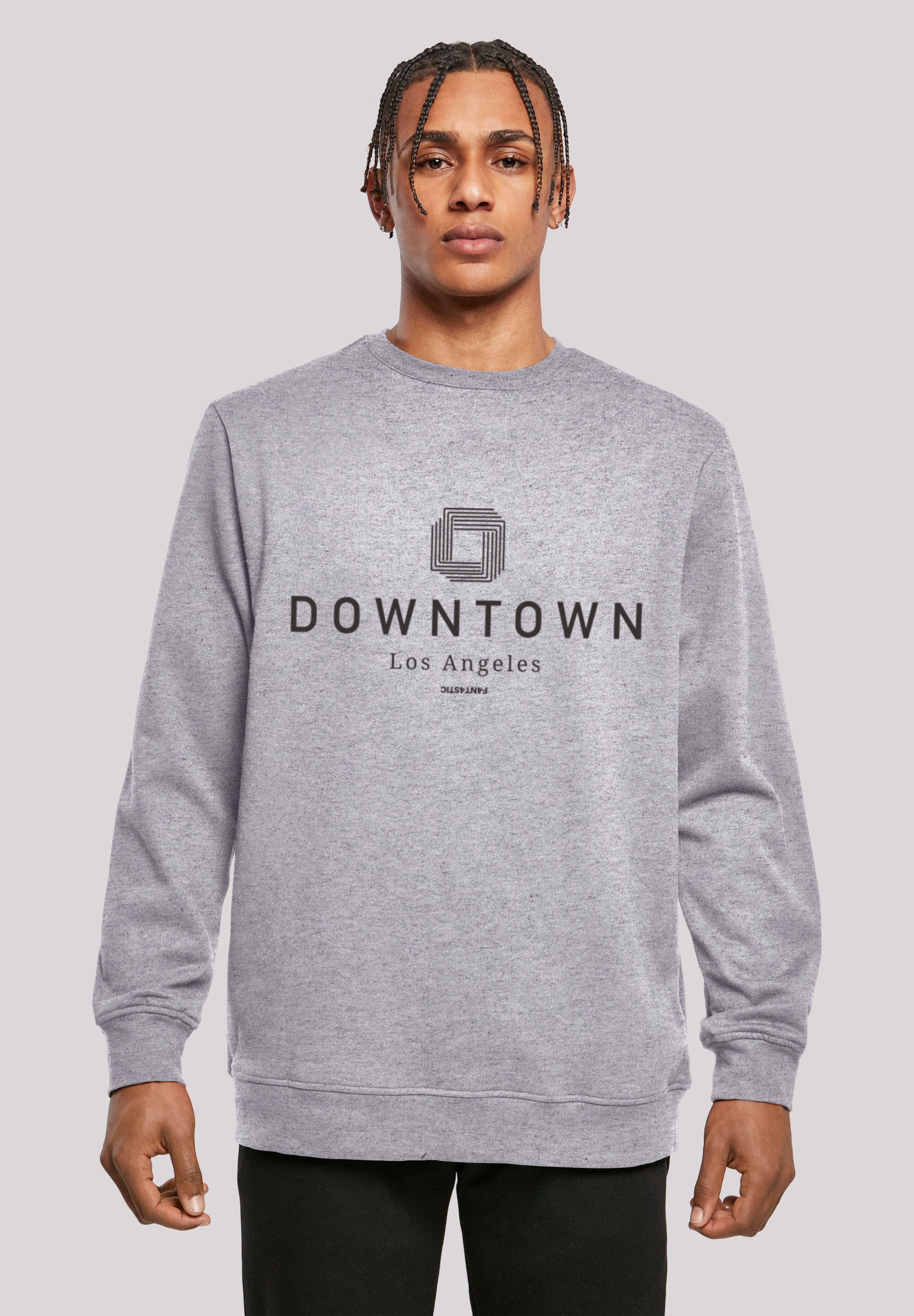 F4NT4STIC Kapuzenpullover "Downtown LA CREW", Print