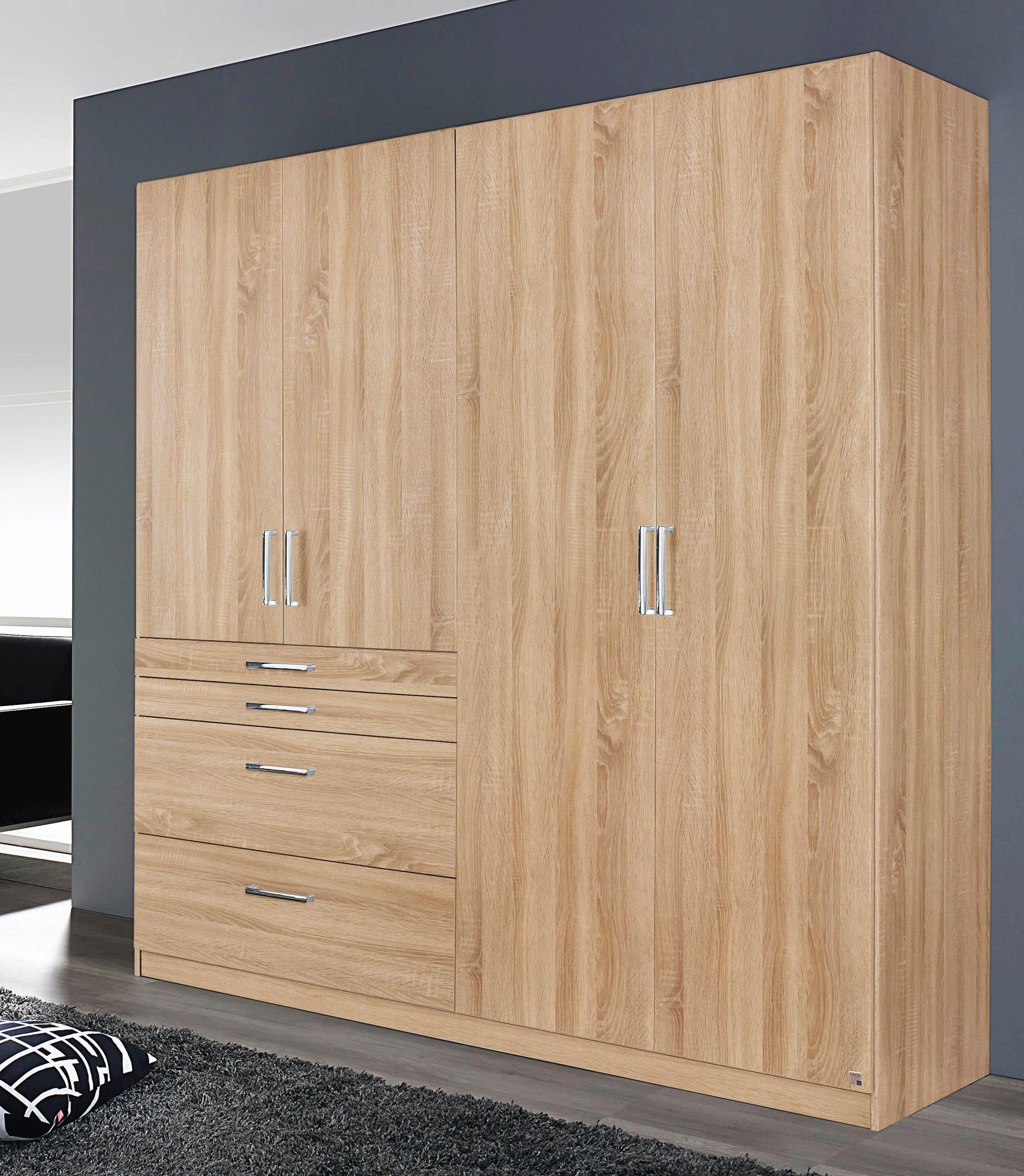 rauch Kleiderschrank "Harburg Drehtürenschrank Schlafzimmerschrank mit viel Stauraum" oberste Schublade mit praktischer Facheinteilung MADE IN GERMANY