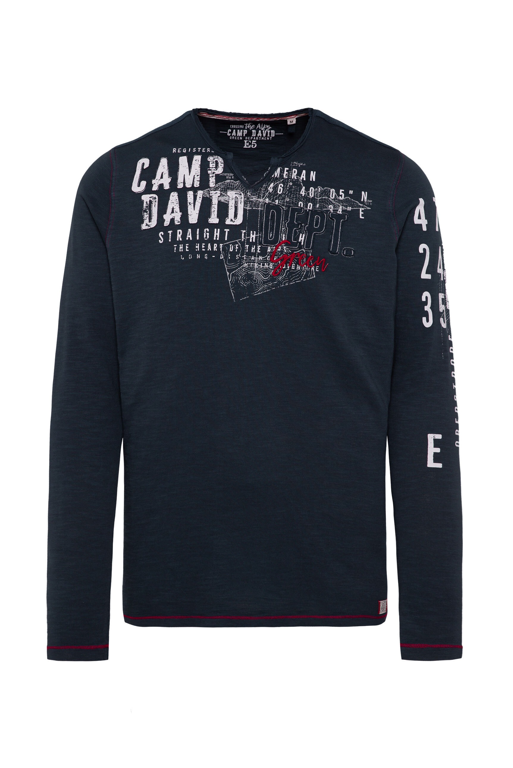 CAMP DAVID Langarmshirt, aus Baumwolle günstig online kaufen