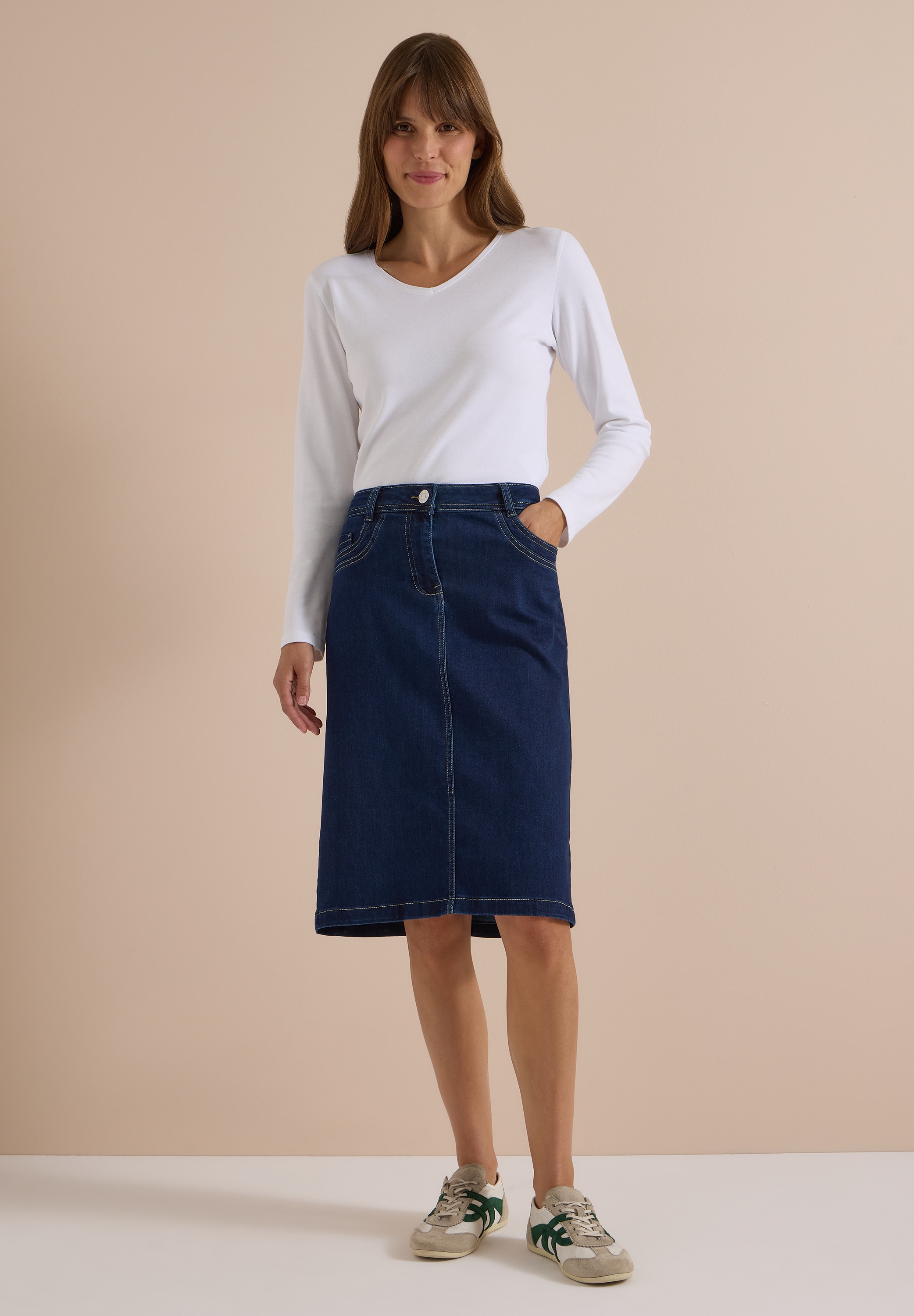 Cecil Jeansrock 5-Pocket-Style