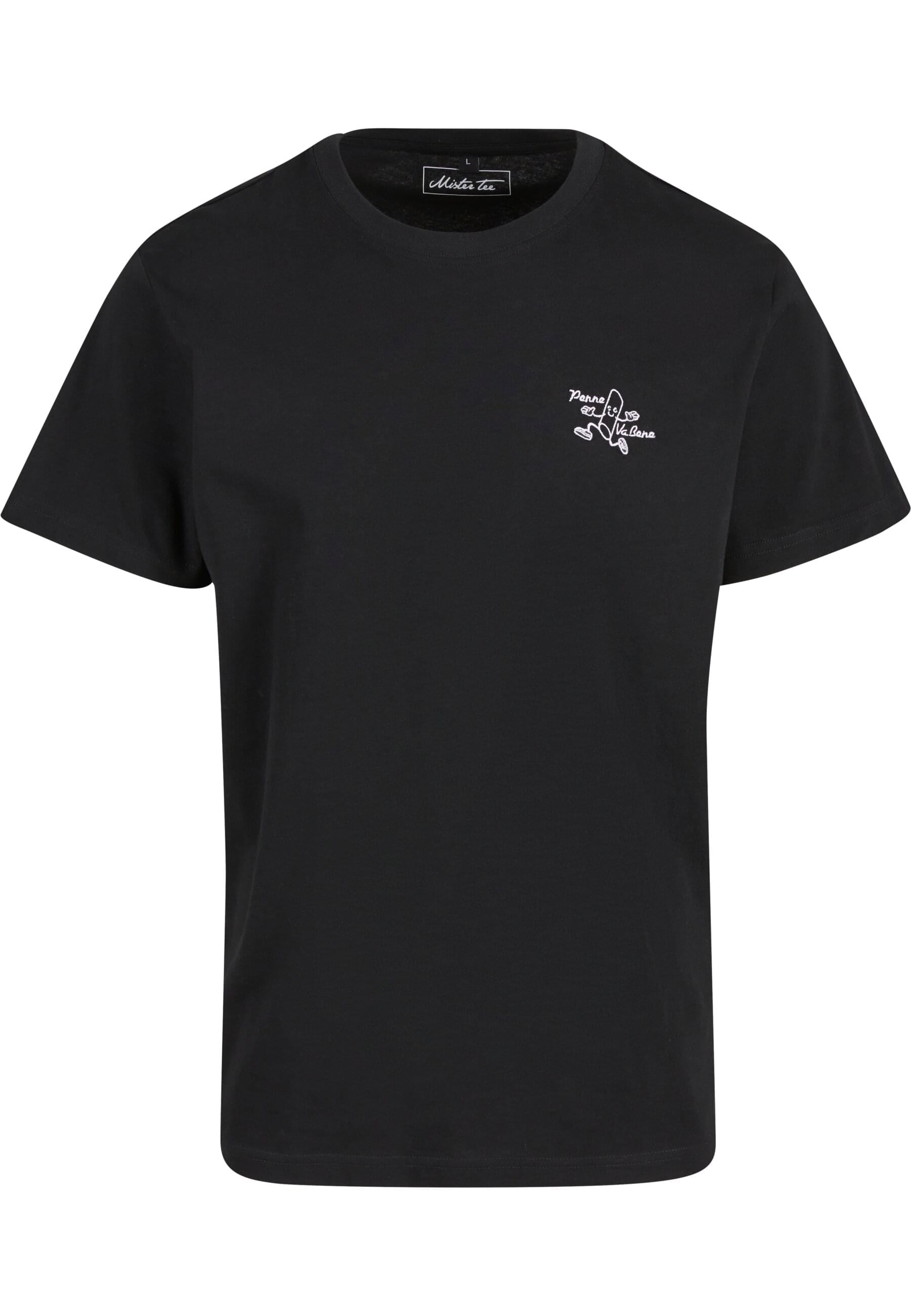 MisterTee T-Shirt "MisterTee Herren Penne Va Bene Tee EMB" 1 Stk. tlg. günstig online kaufen