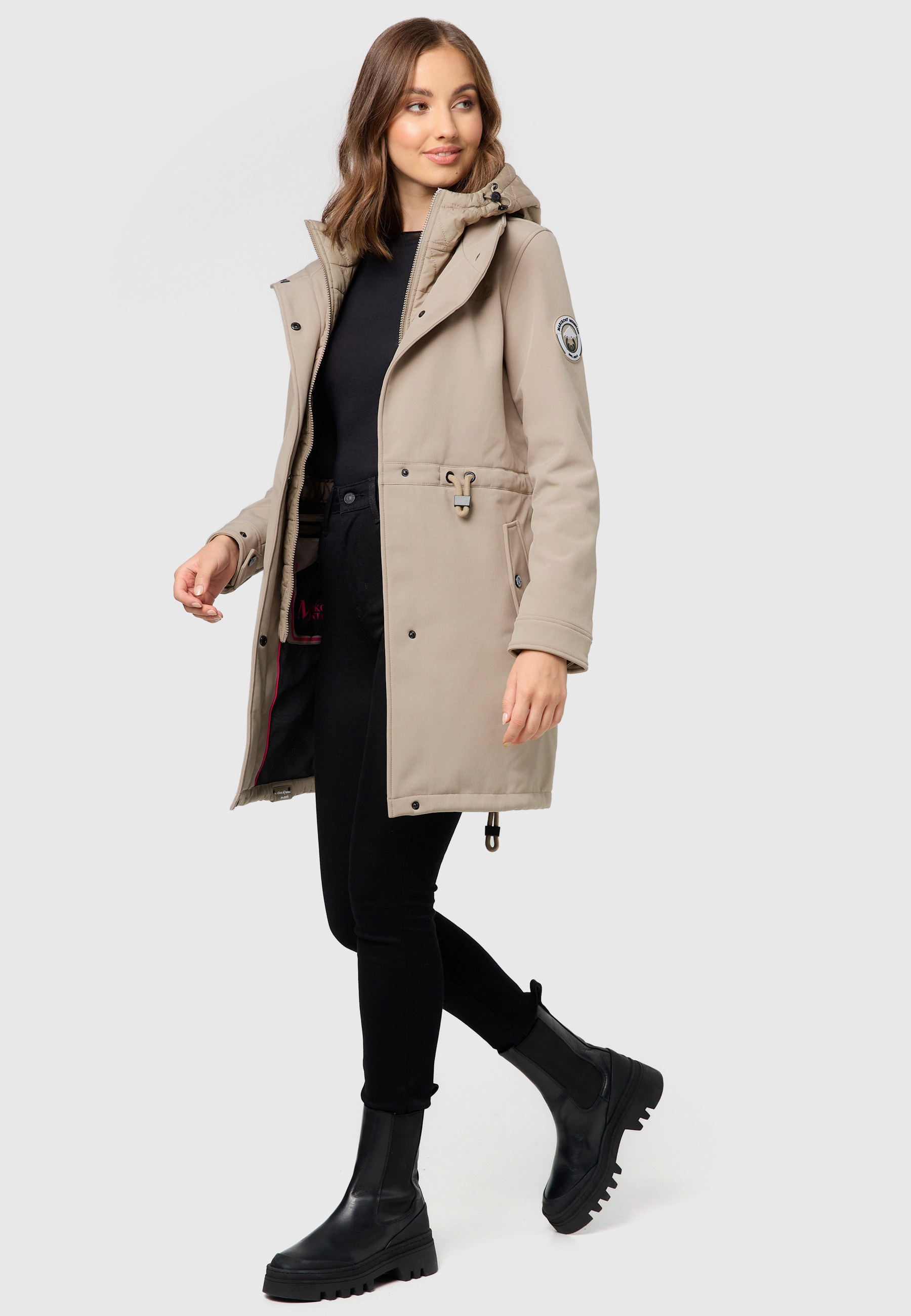 Marikoo Softshelljacke »Mountain Presanella«, mit einem Doppelkragen