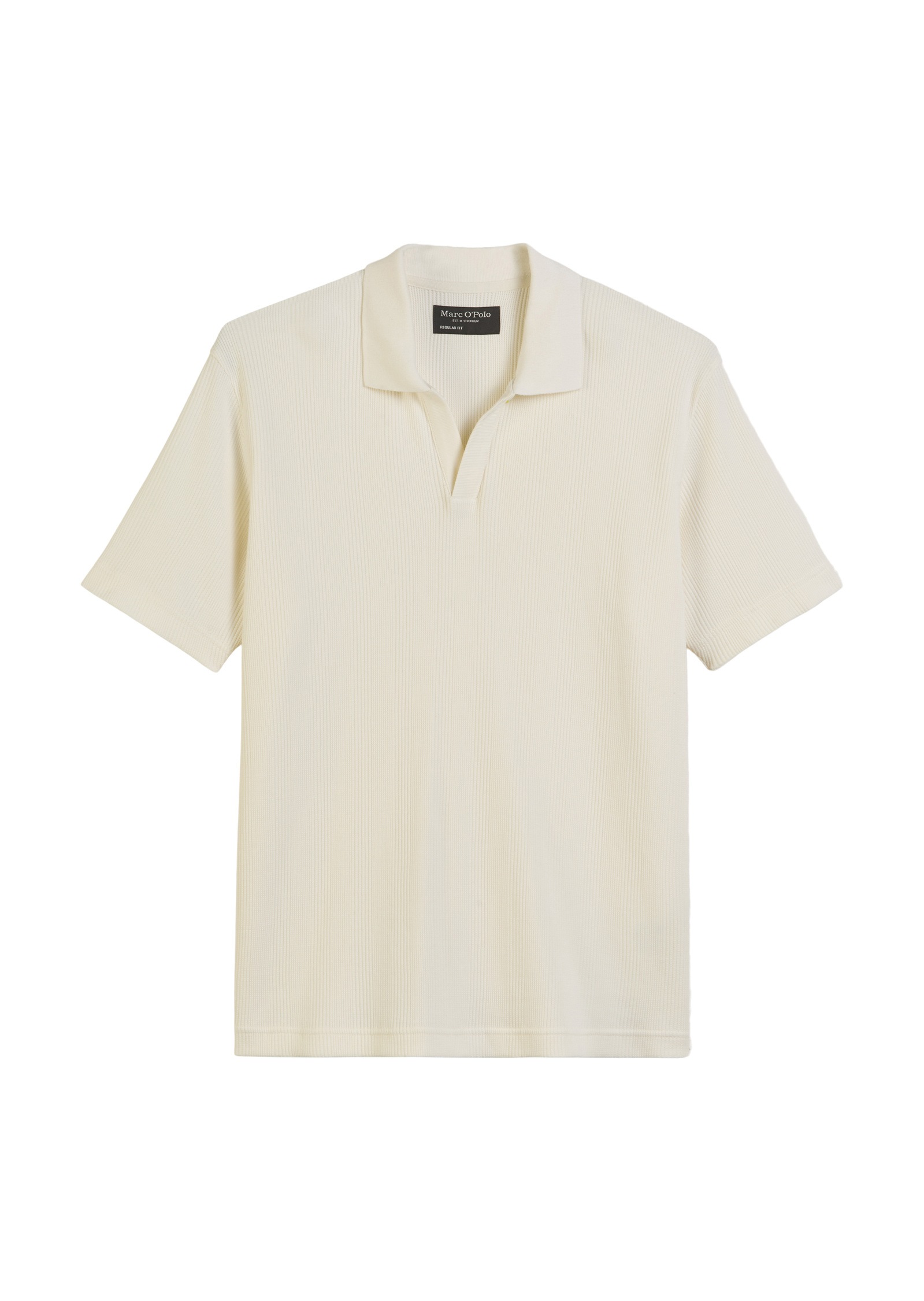 Marc O'Polo Poloshirt »mit elastischer Rippstruktur«