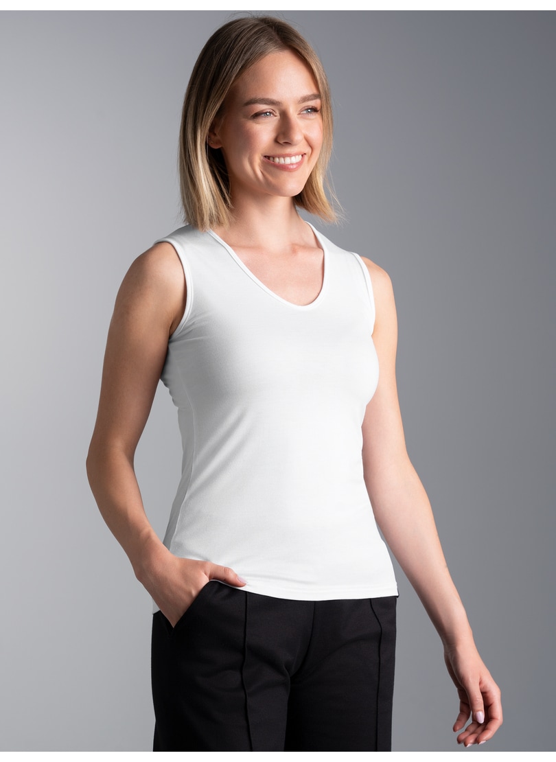 Trigema Tanktop »TRIGEMA Trägershirt aus Viskose« 1 Stk.
