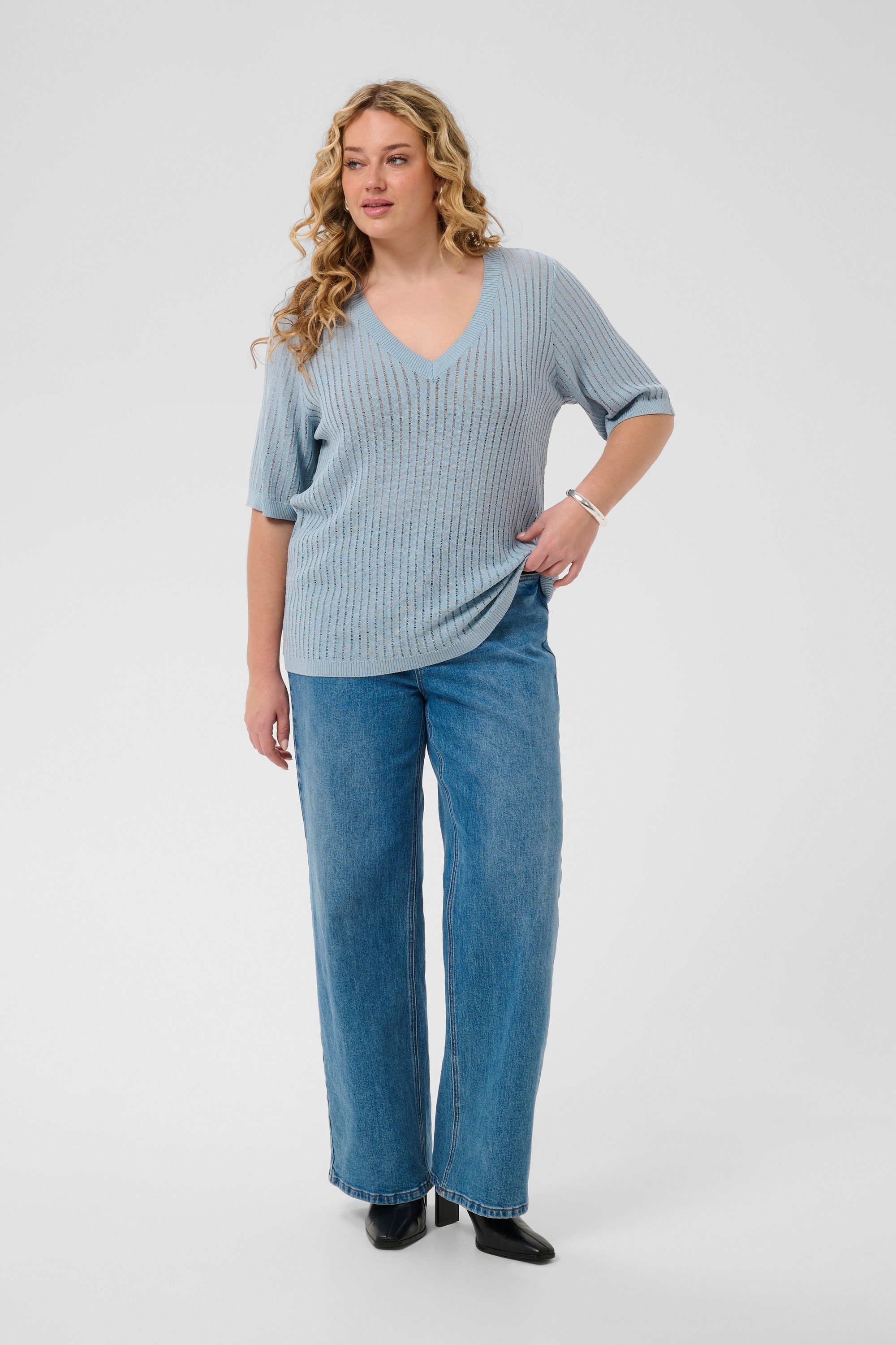 KAFFE Curve Strickpullover »Damen Strickpullover KCabeline«