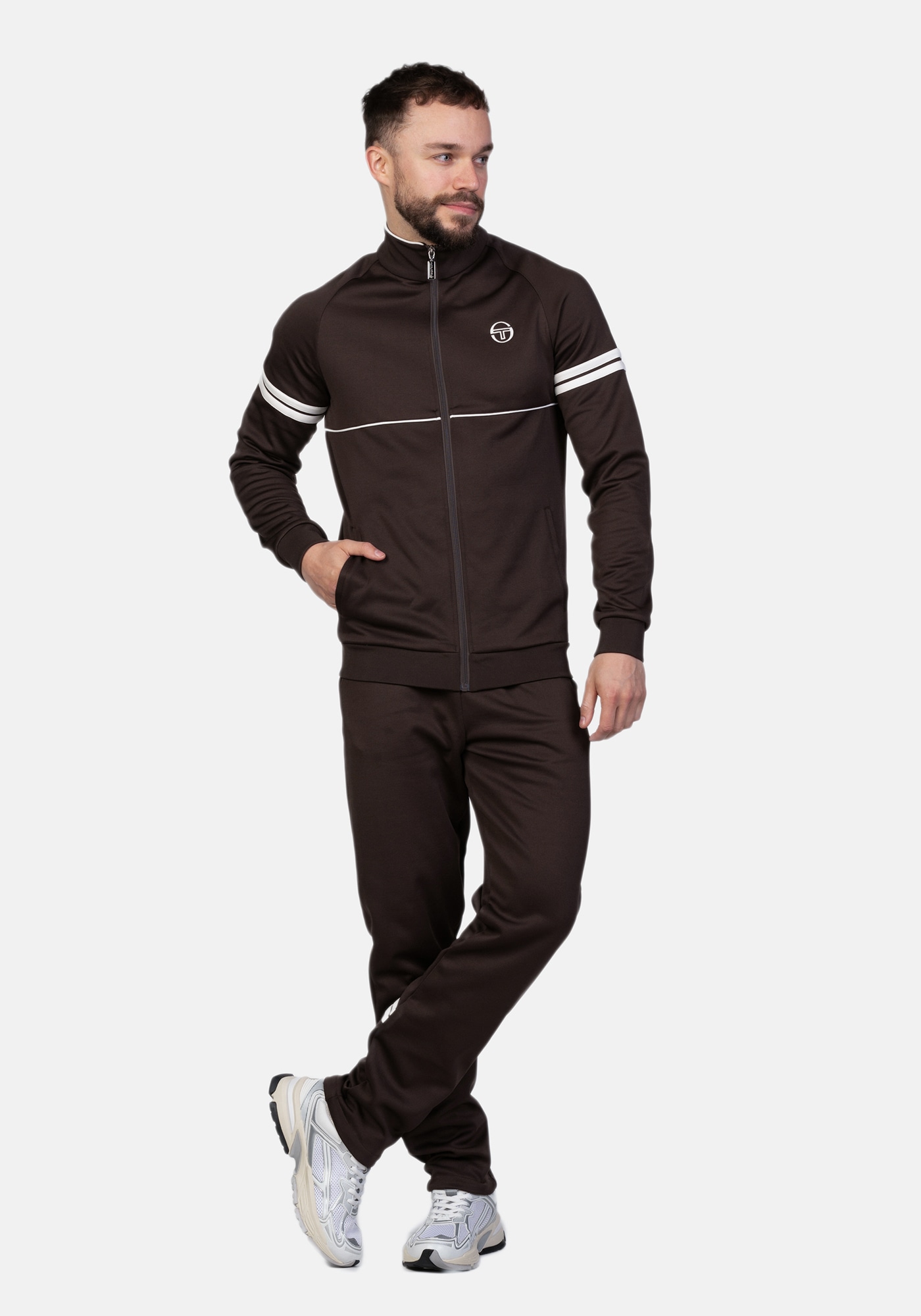 Sergio Tacchini Trainingsjacke »ORION TRACK TOP_ Herren«, ohne Kapuze, Trainingsjacke Herren, leichte Jacke, Retro, Sportjacke, Outdoor, Sale