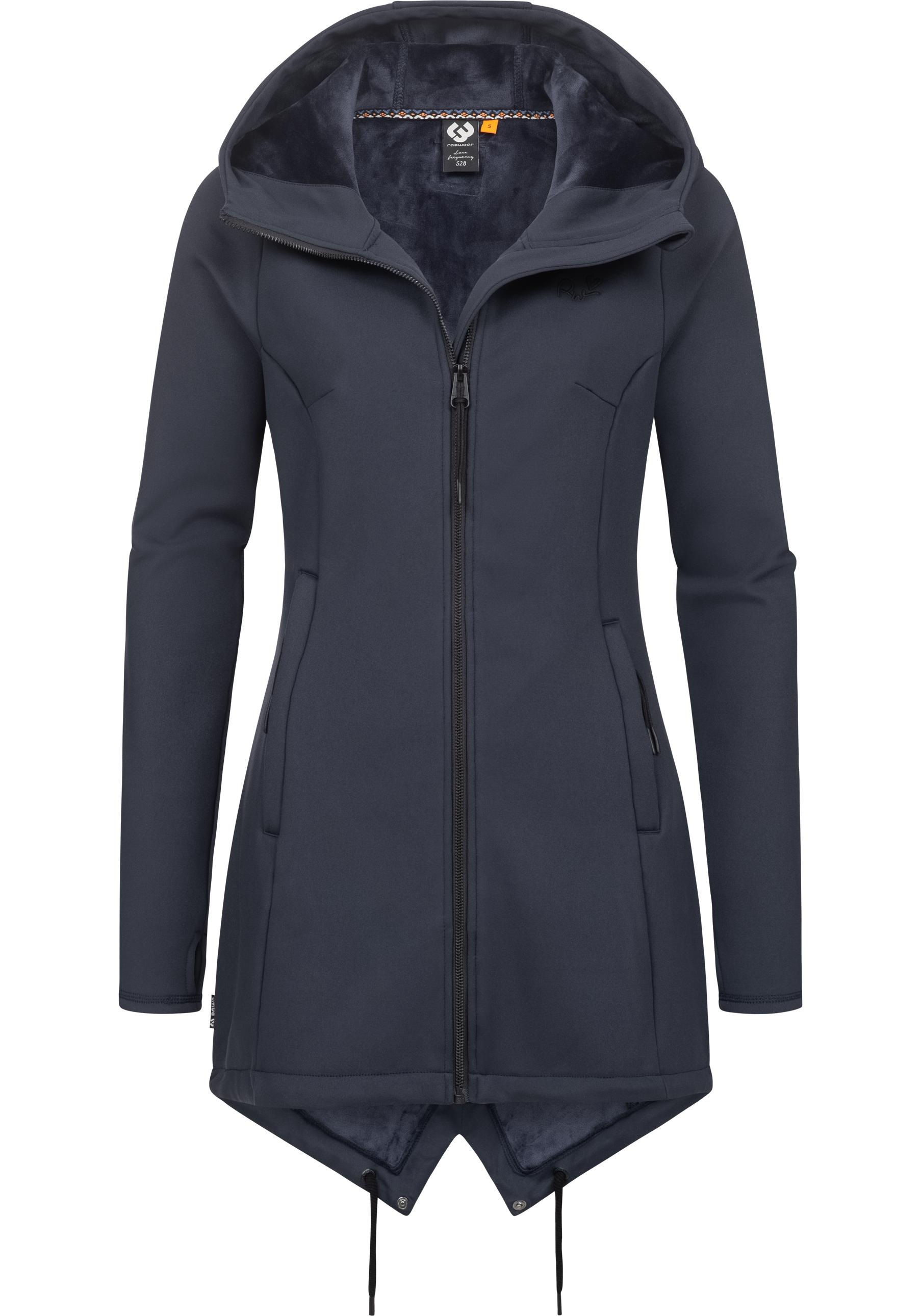 Ragwear Sweatjacke "Wingi", Sportliche Damen Kapuzenjacke mit kuschelig weichem Innenleben