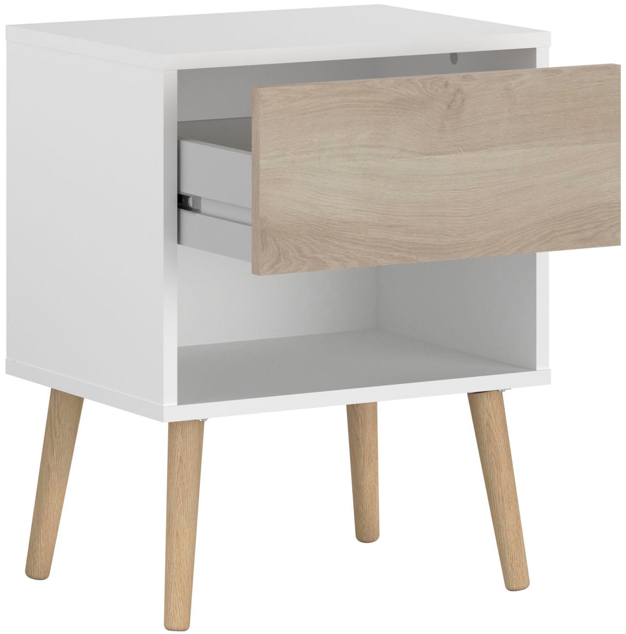 Parisot Jugendzimmer-Set »Aalborg 2«, (Set, 4 tlg.), ausziehbares Regal am Bett, viel Stauraum, tolle Optik