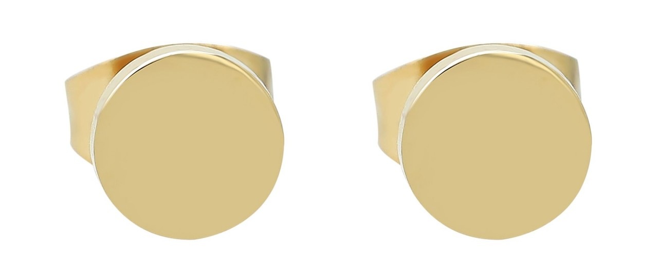 Adelia´s Paar Ohrhänger »Neuheit 2025 - Unisex Ohrstecker aus Edelstahl Ø 6 mm«