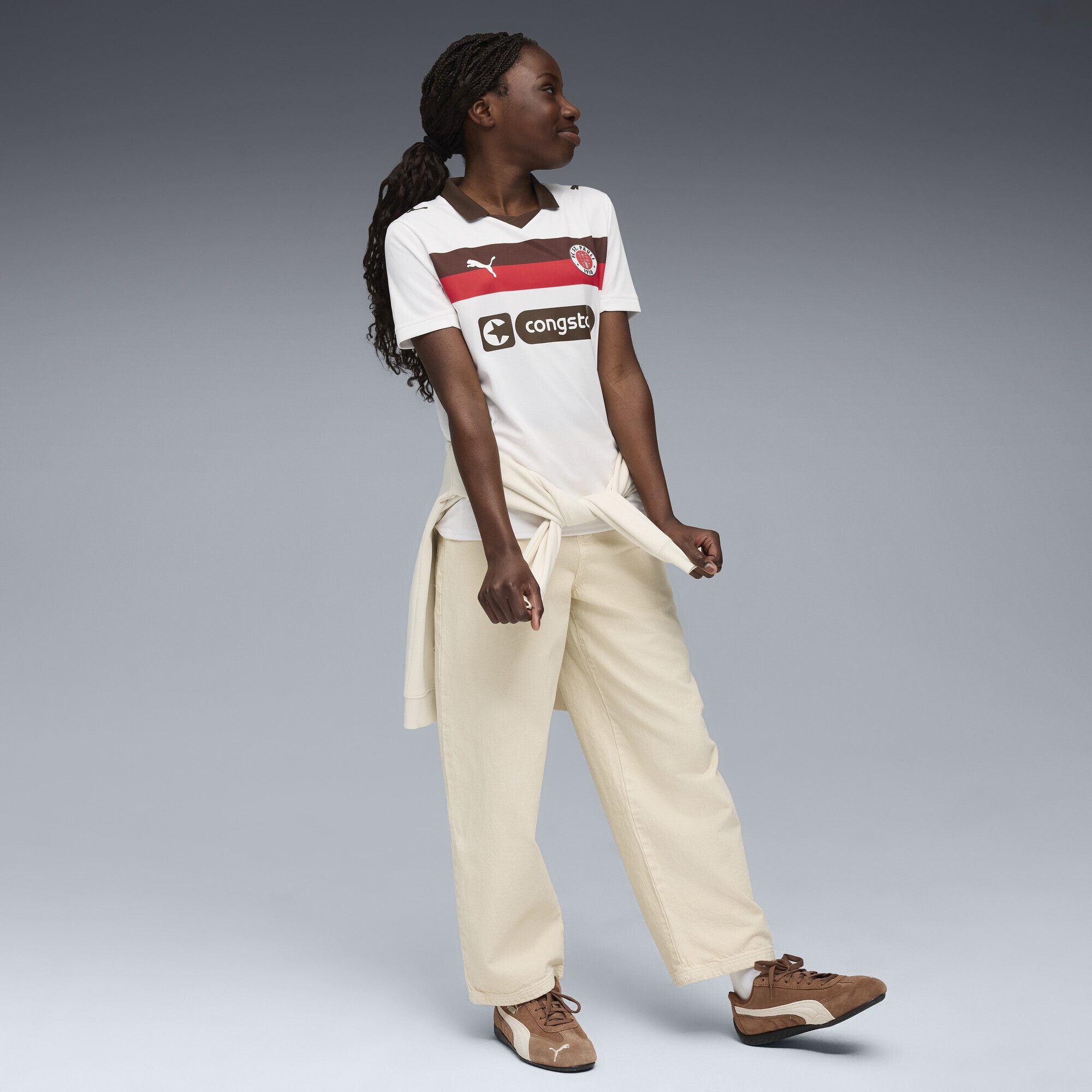 PUMA Poloshirt »FC St. Pauli 25/26 Auswärtstrikot Jugendliche«