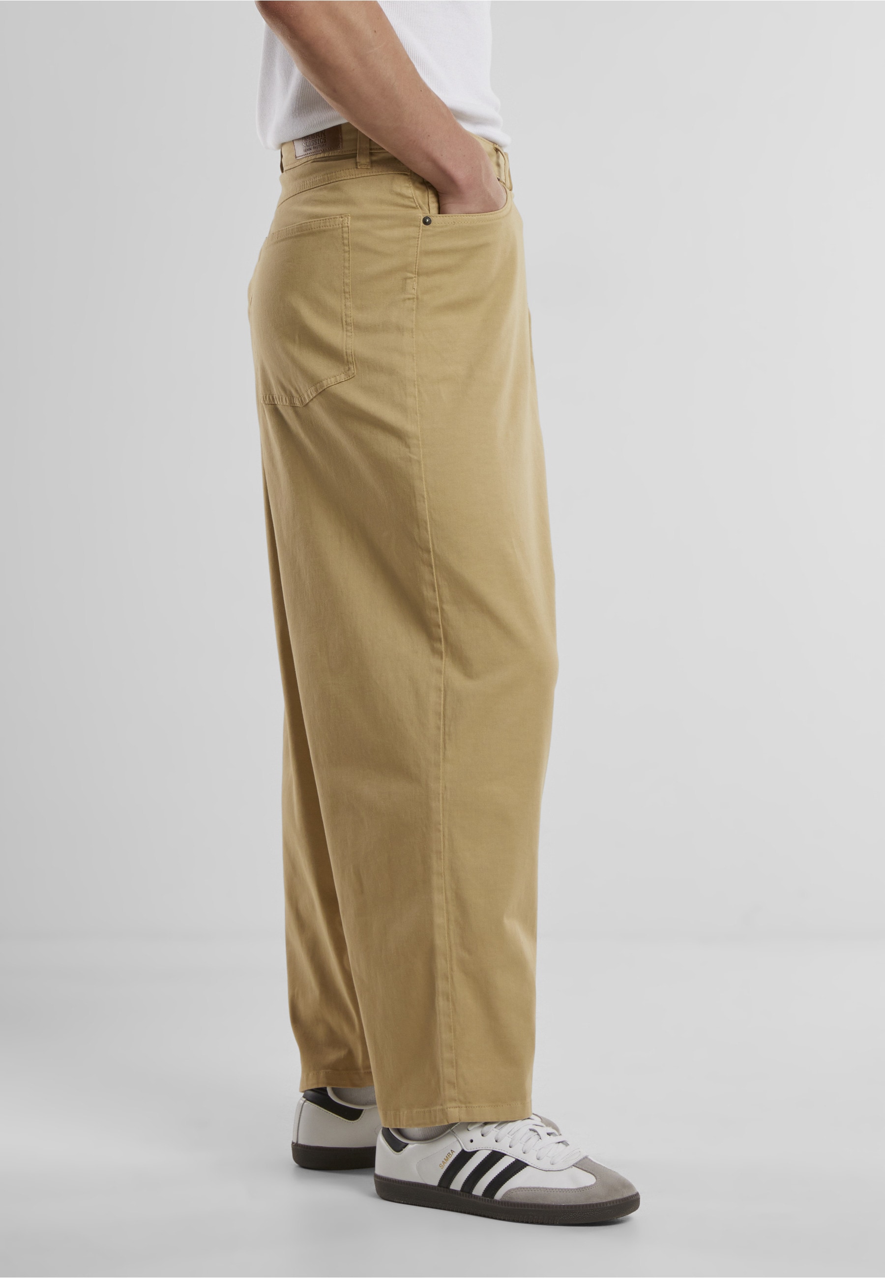 URBAN CLASSICS Stoffhose »Urban Classics Tapered Twill Baggy Pants«