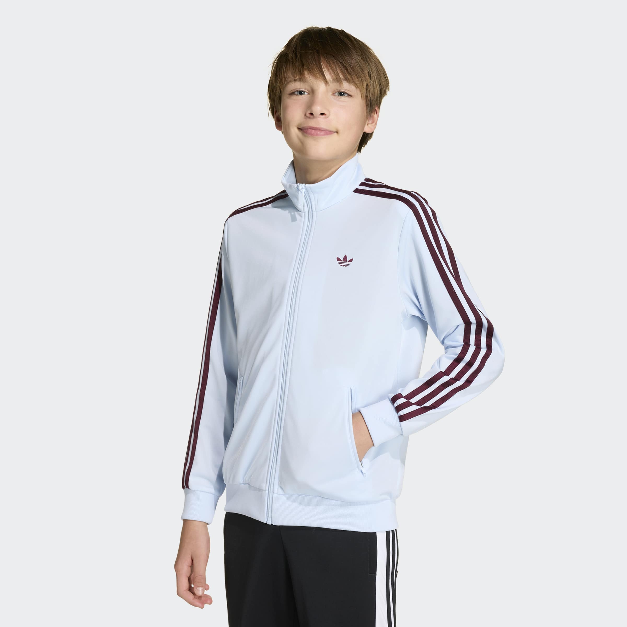 adidas Originals Trainingsjacke "FIREBIRD LOCKERES TRACK" für Kinder, mit geradem Abschluss