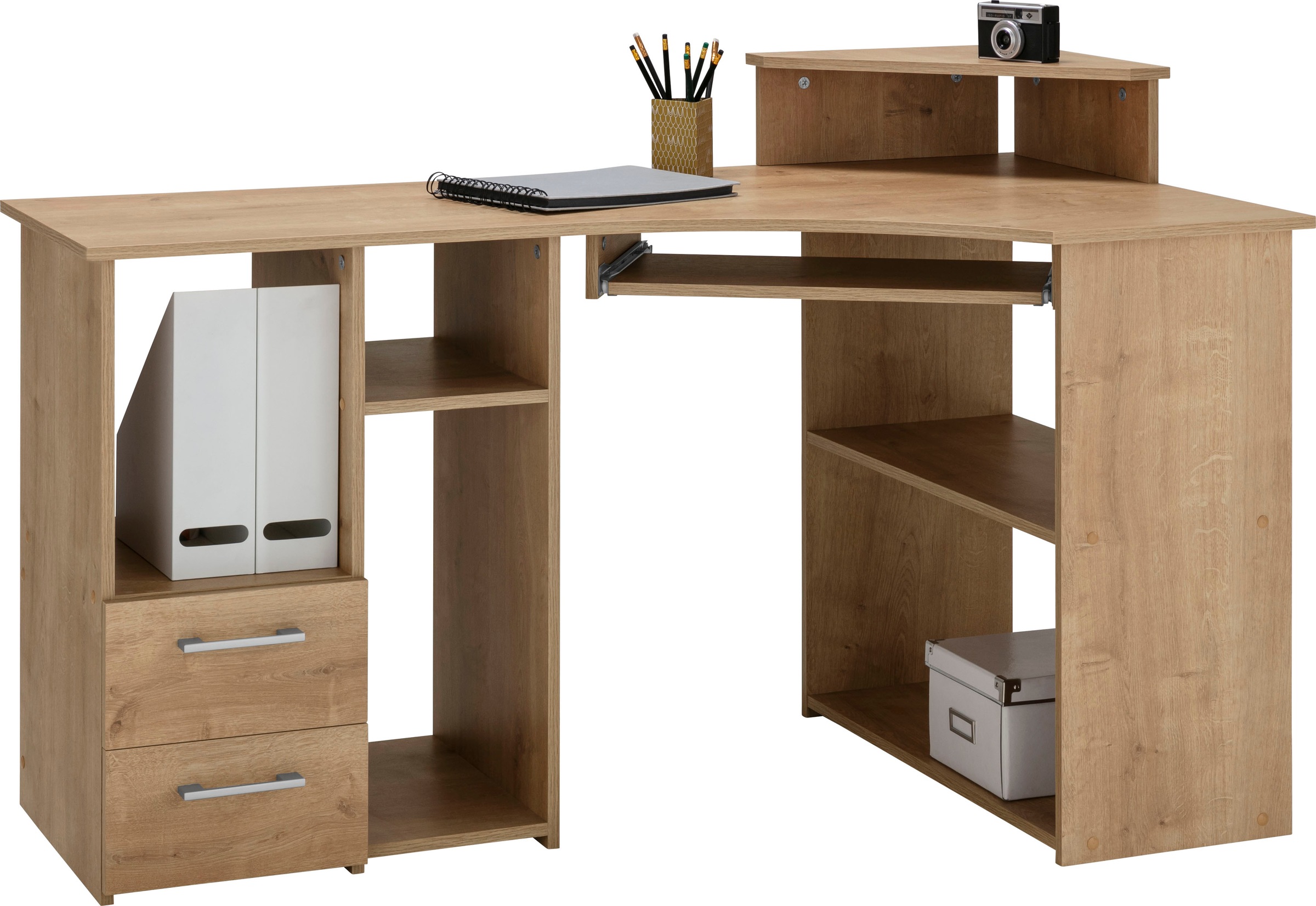 VOGL Möbelfabrik Schreibtisch "Sam", in 2 Größen, mit Tastaturauszug & Moni günstig online kaufen