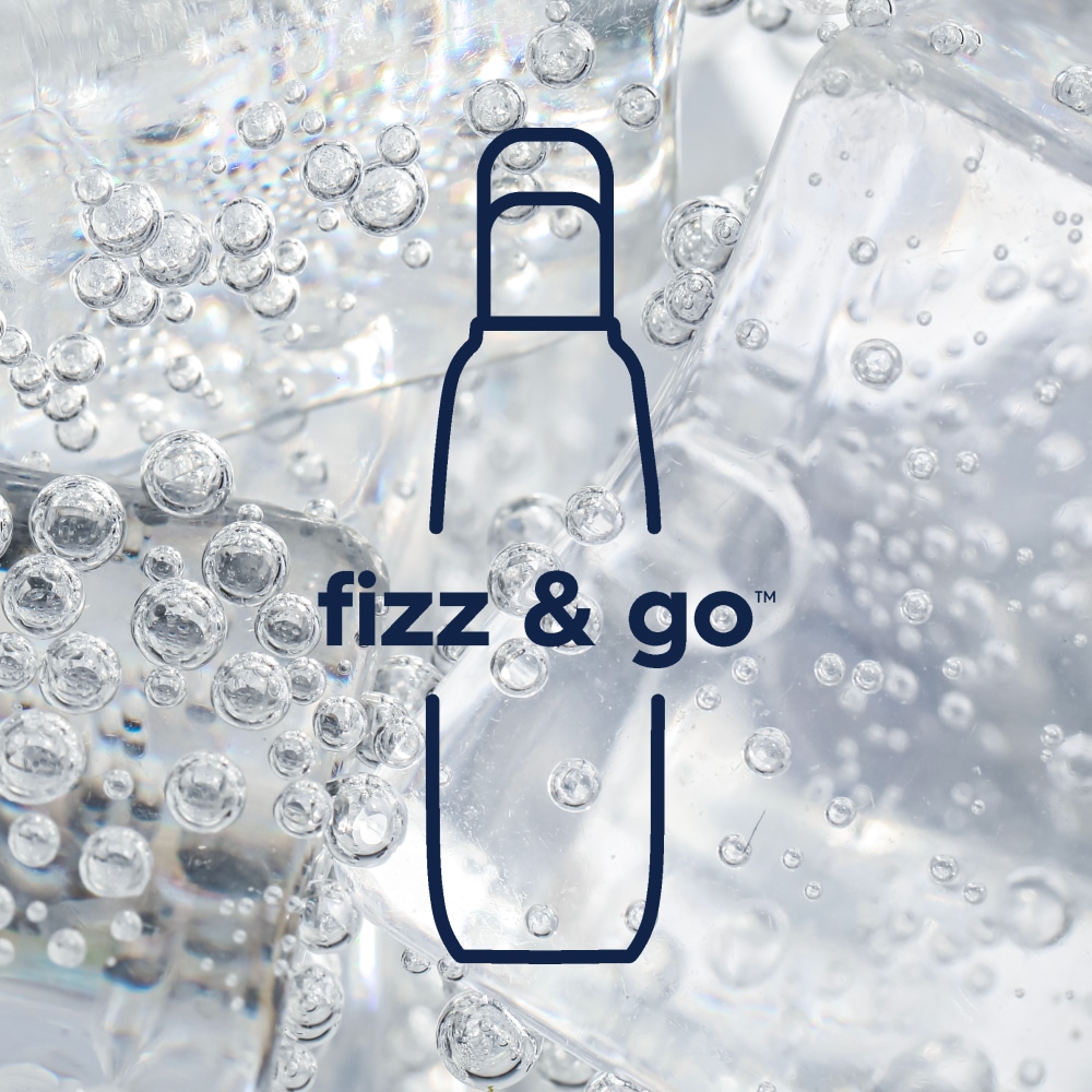 SodaStream Thermoflasche »Metallflasche Fizz&go COOL DWS, 0,9 l, Trinkflasche« kompatibel mit SodaStream DUO, E-DUO, TERRA, ART & ENSO Wassersprudler