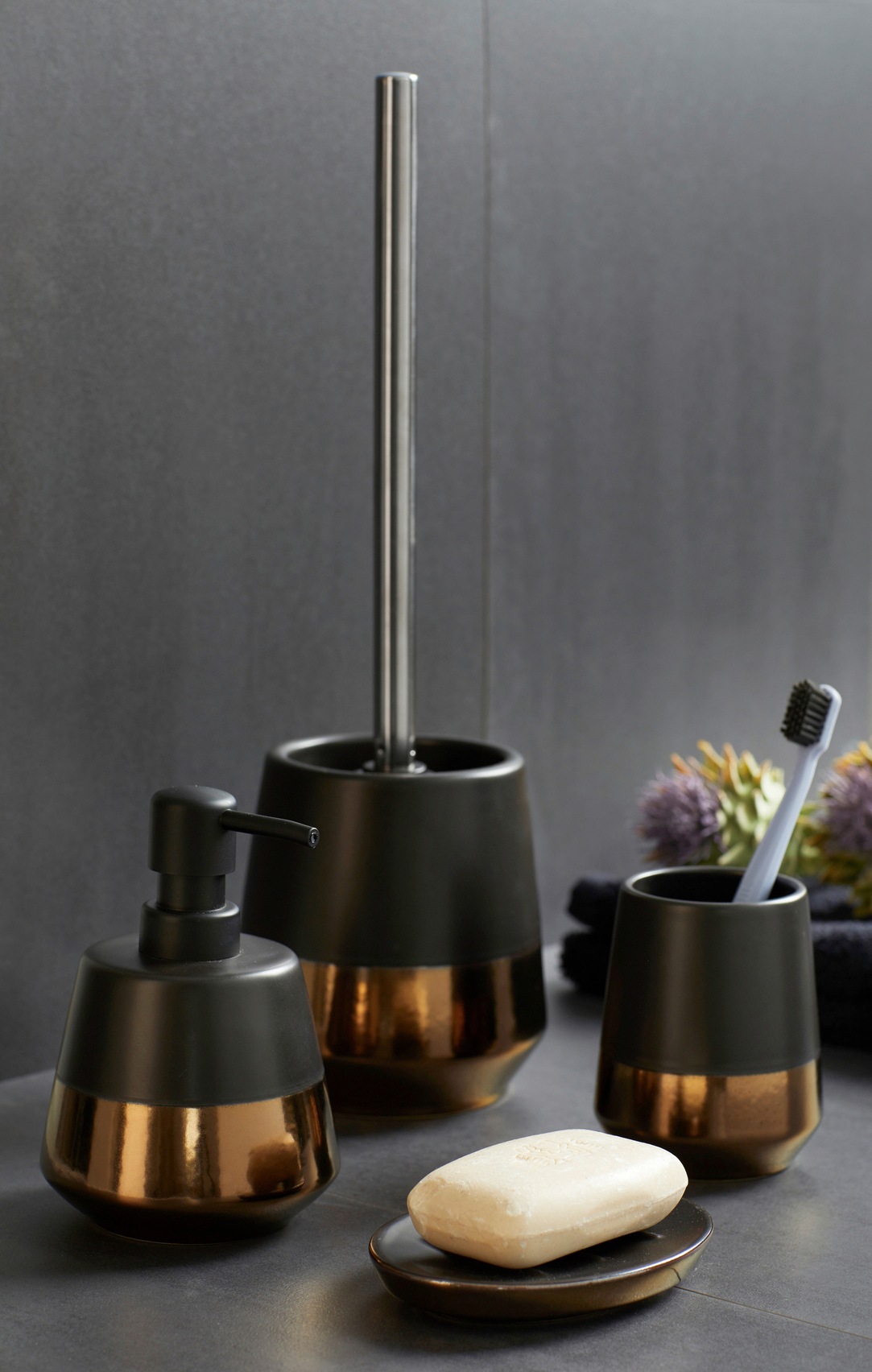 WENKO WC-Garnitur "Brandol" 1 Stk. aus Keramik  Silikon aus Keramik günstig online kaufen