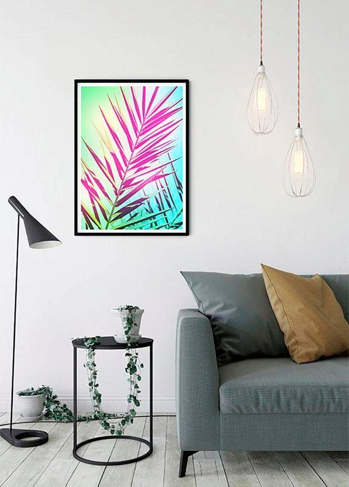 Komar Bild »Shine« Blätter | Pflanzen 1 Stk. tlg. Wandbild zur Dekoration - ohne Rahmen