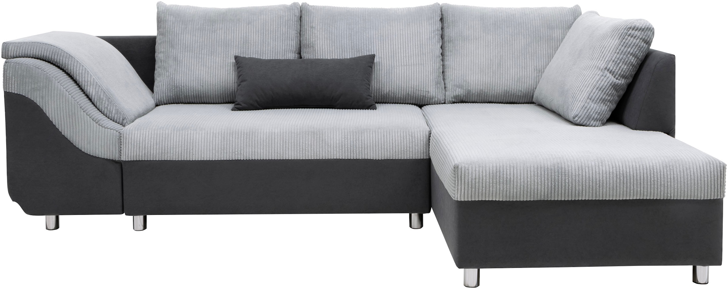 COLLECTION AB Ecksofa Sally L-Form, mit und ohne Bettfunktion, inklusive loser Rücken- und Zierkissen