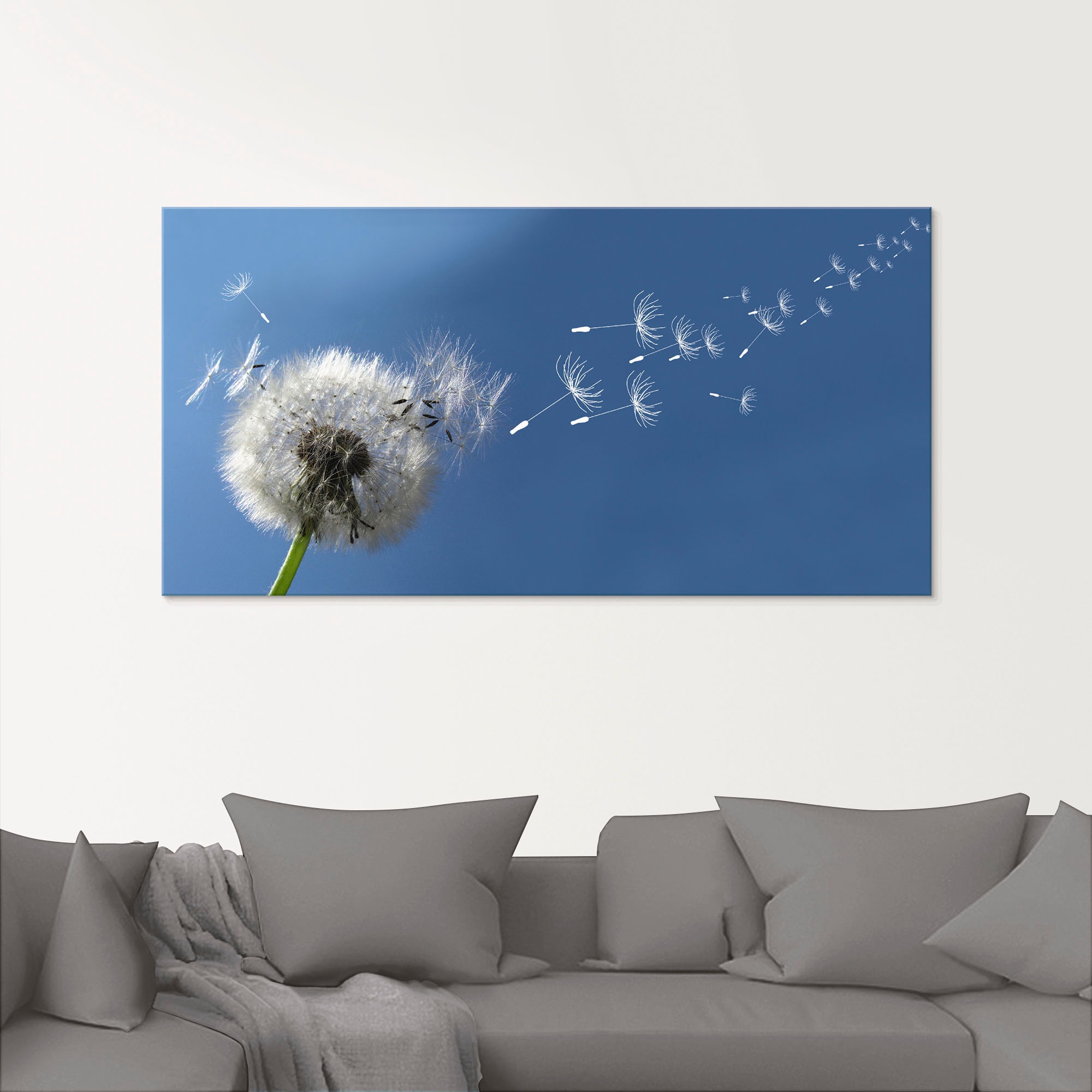 Artland Glasbild »Pusteblume«, Blumen, (1 St.), in verschiedenen Größen