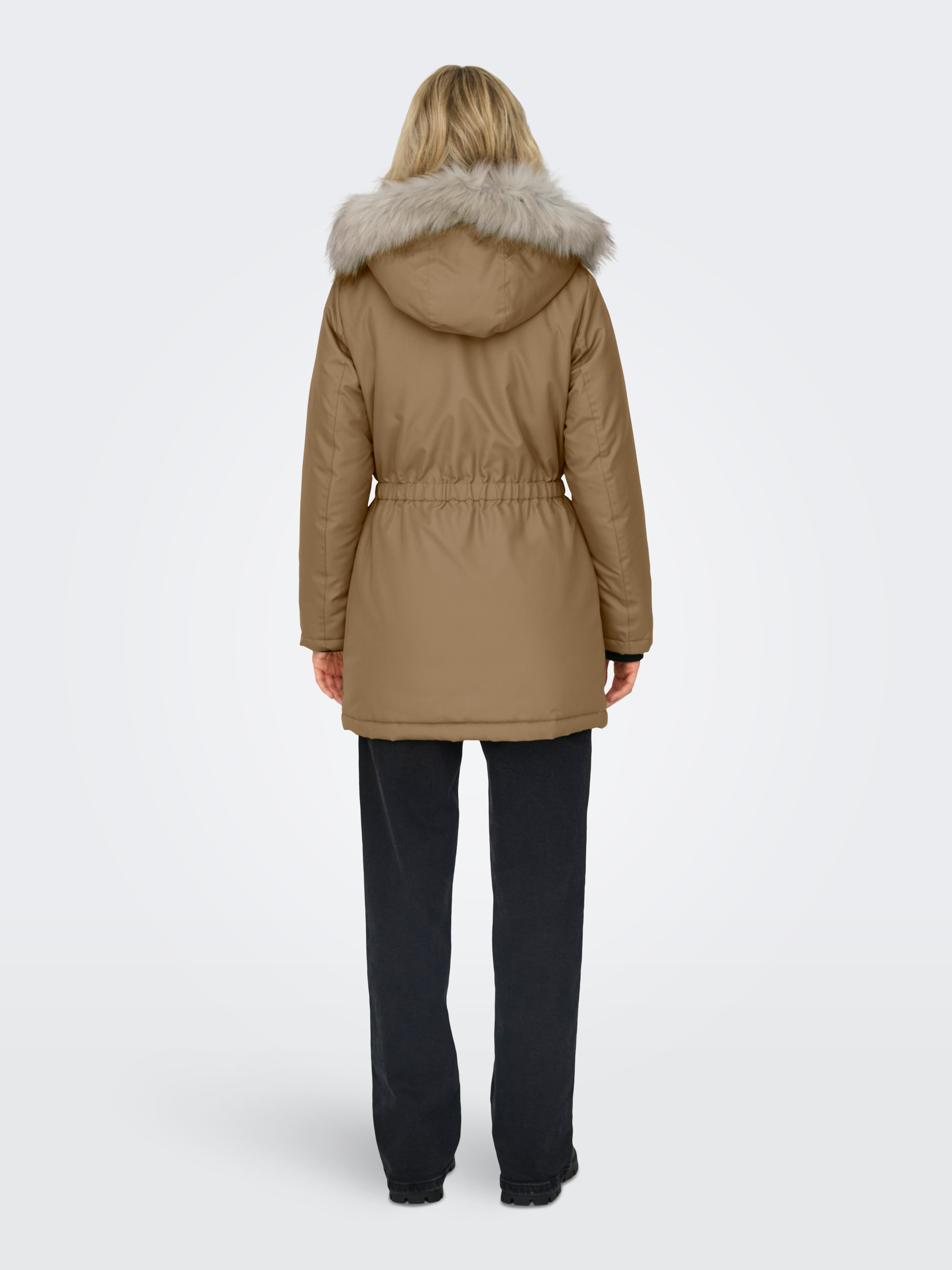 ONLY Parka "ONLIRIS FUR WINTER PARKA LIFE CC OTW", mit Kapuze, mit verdeckt günstig online kaufen