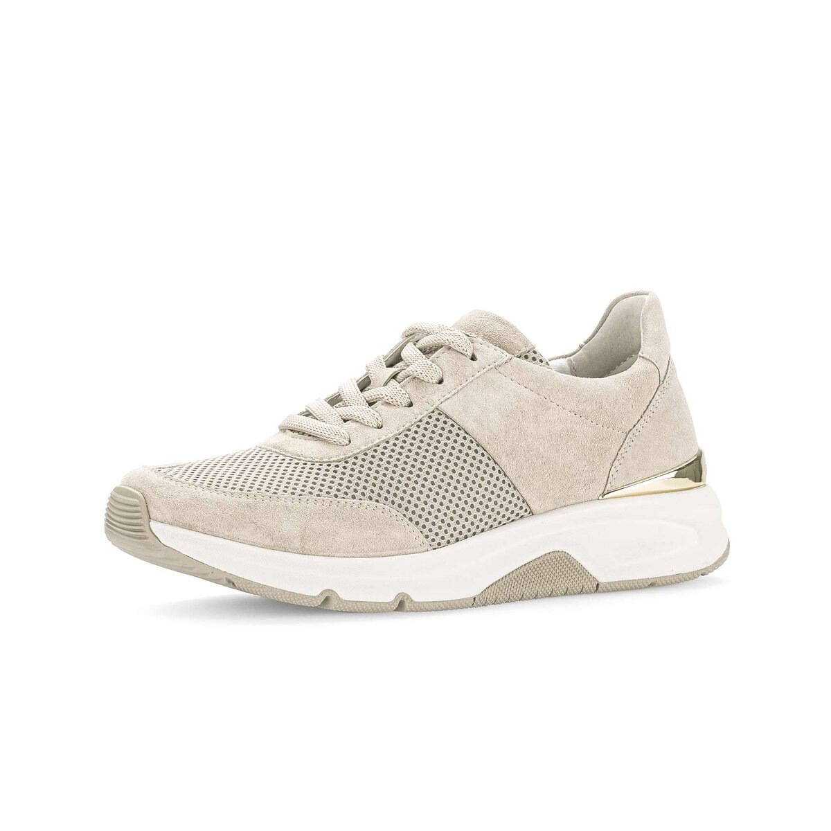 Gabor Sneaker »Sneaker low Materialmix Leder/Lederimitat«