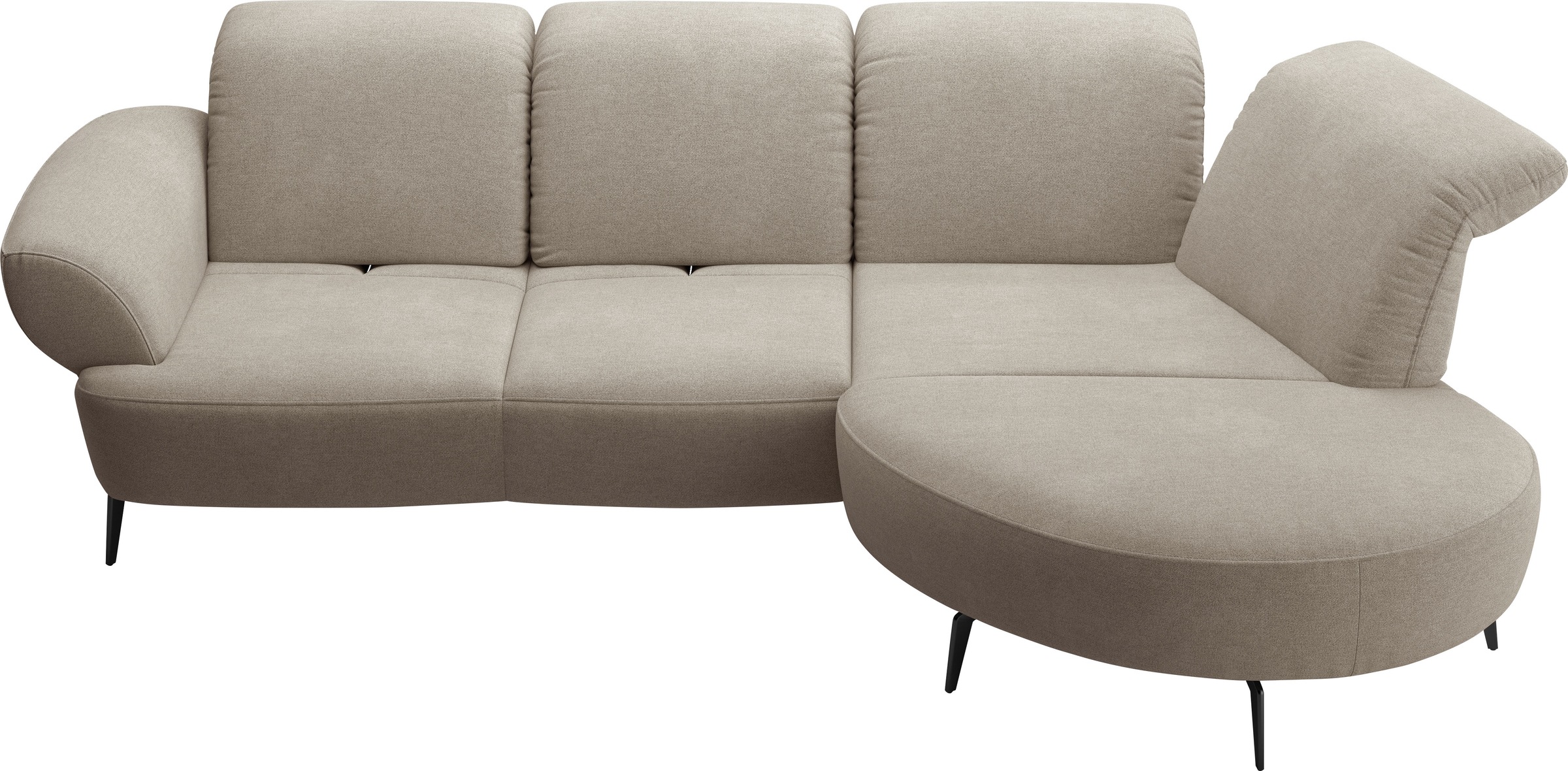 sit&more Ecksofa »Dance«, inkl.System Click&Seat und Sitztiefenverstellung