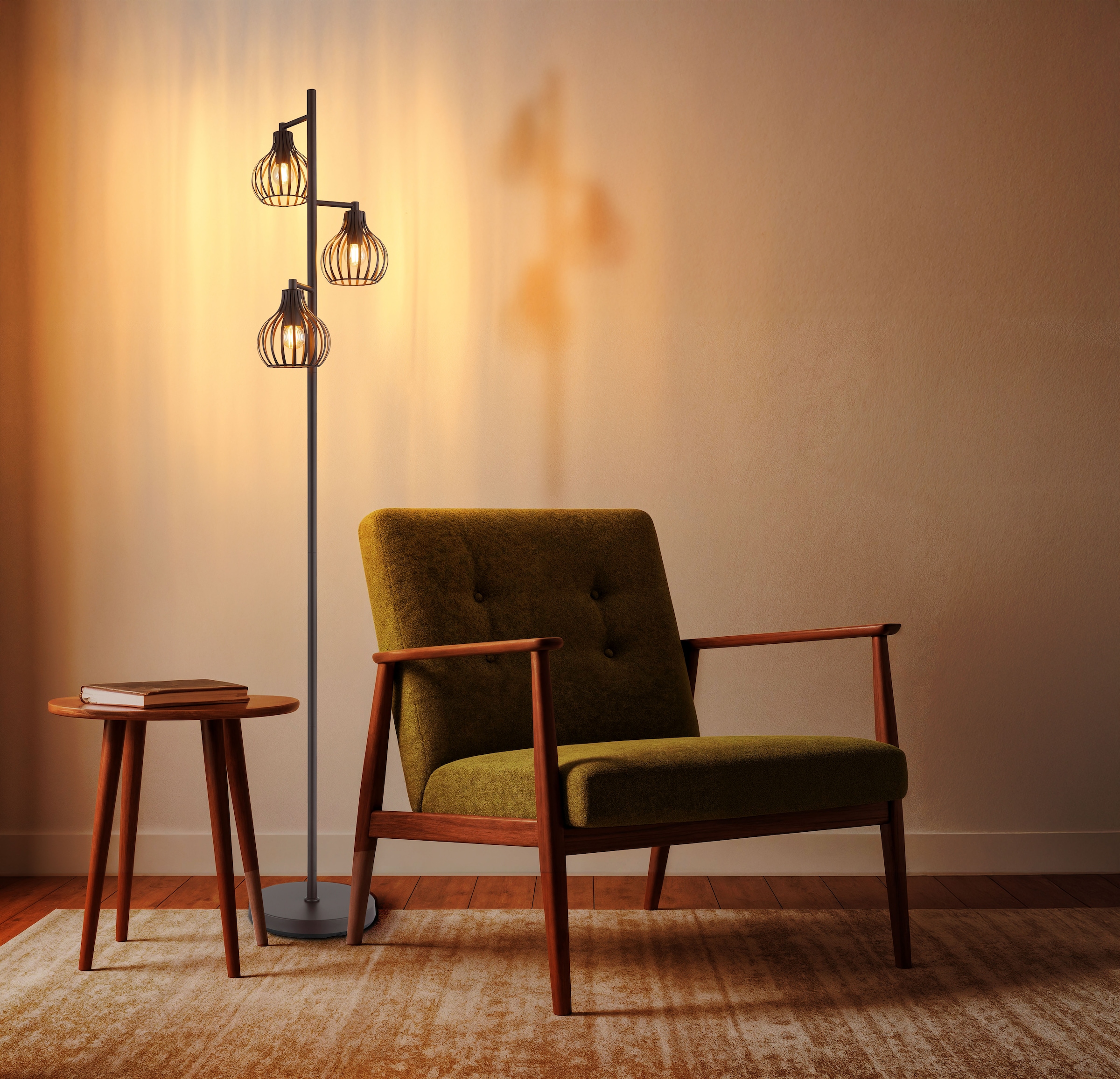 NOWA Stehlampe »MATEO« E14 1 Stk. Stehlampe Wohnzimmer Schlafzimmer Flur Design-Leuchte