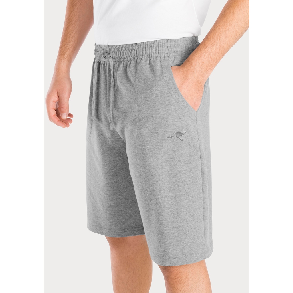 KangaROOS Sweatshorts »kurze Jogginghose«, aus weicher Sweatware mit Kordel