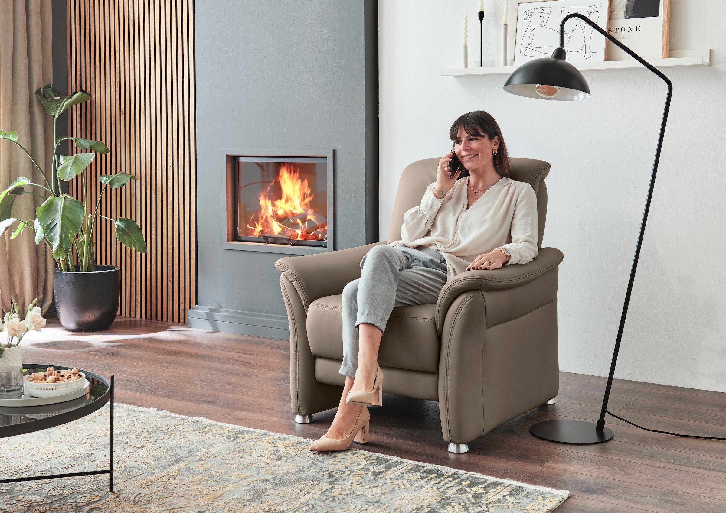 Die PlanBar Sessel "PN-PF23182, Sitzhöhe 49 cm" Federkernpolsterung, frei i günstig online kaufen