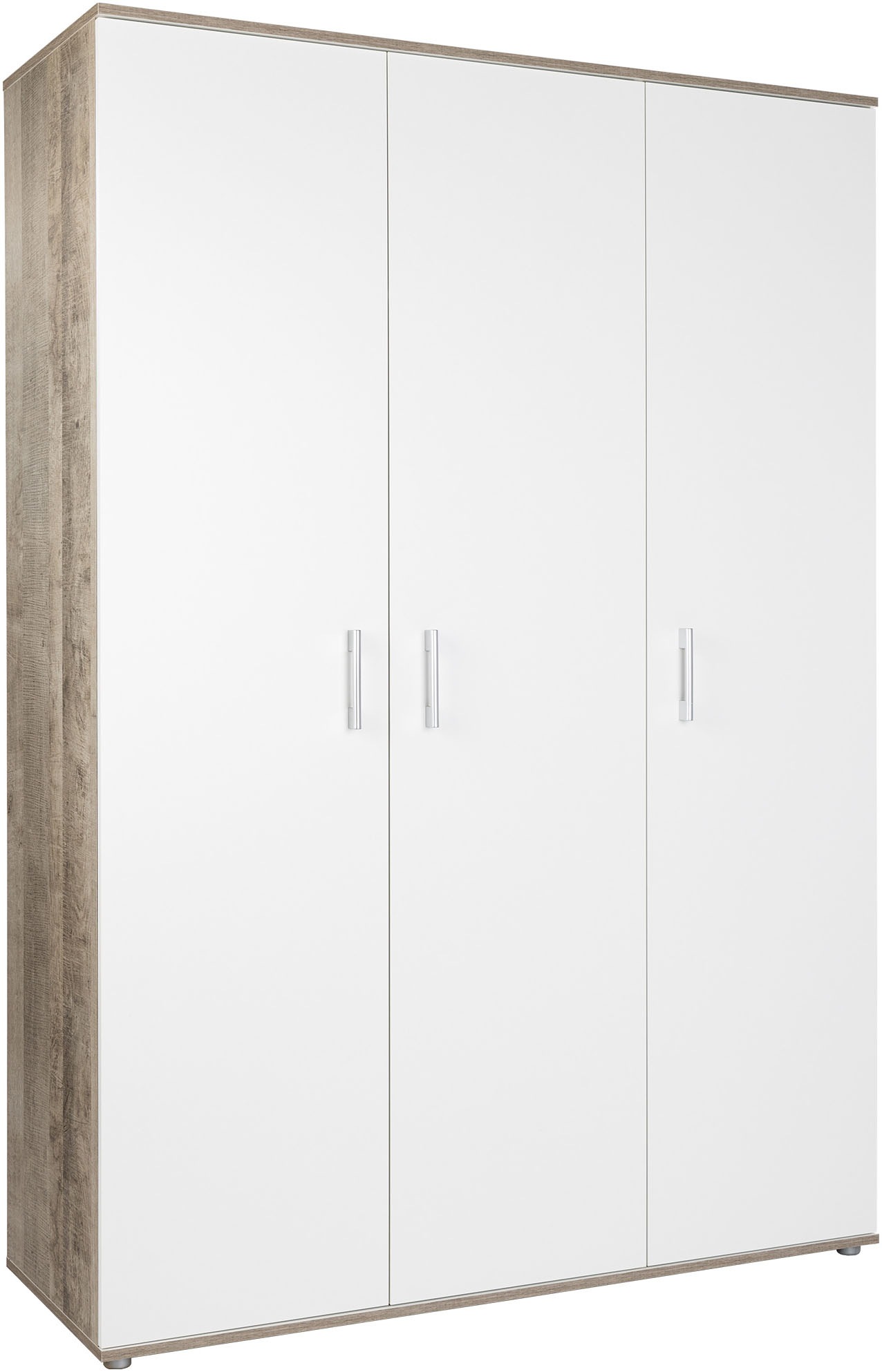 arthur berndt Babyzimmer-Komplettset »Jugendzimmer-Set »Kilian« 4-teilig«, (4 tlg.), Platinum Oak/ Weiß Nachbildung