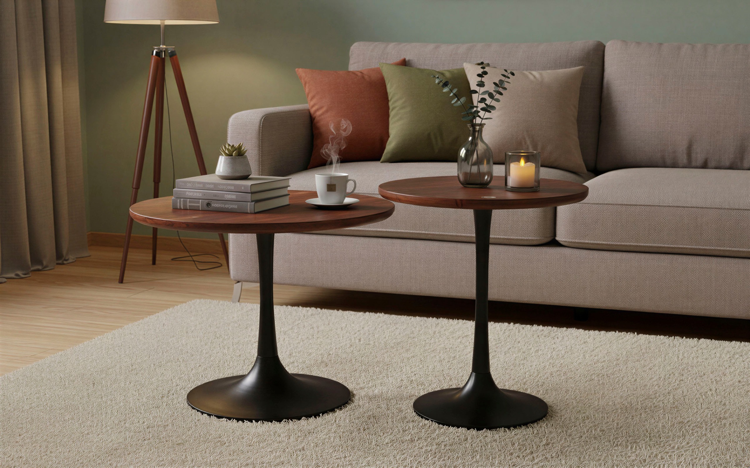 SIT Beistelltisch »T-MODERN COUCH TABLE MEDIUM« mit eingelassenem TOM TAILOR Button
