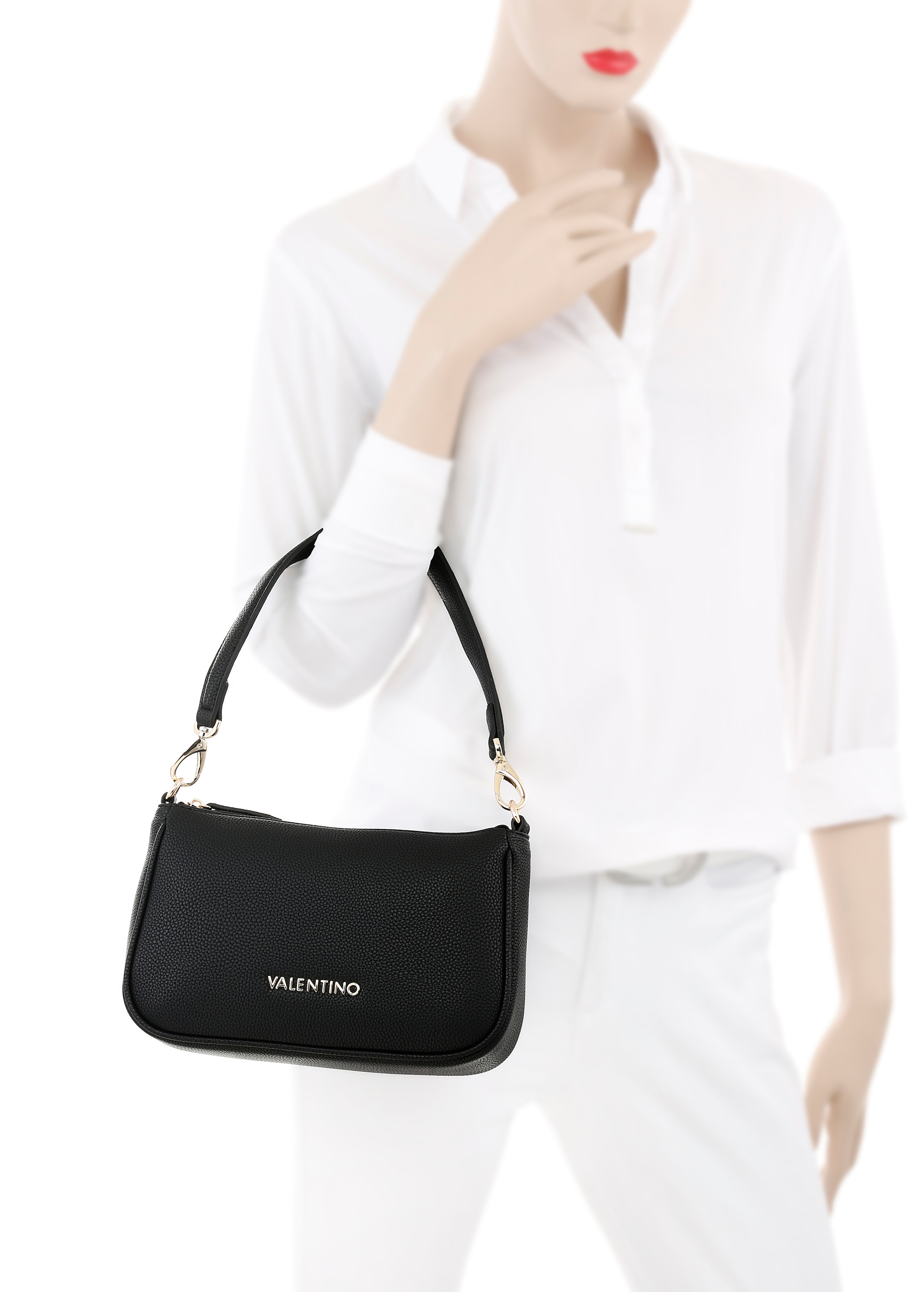 VALENTINO BAGS Schultertasche »Shoulder Bag NEVER«, Henkeltasche Umhängetasche Handtasche Damen