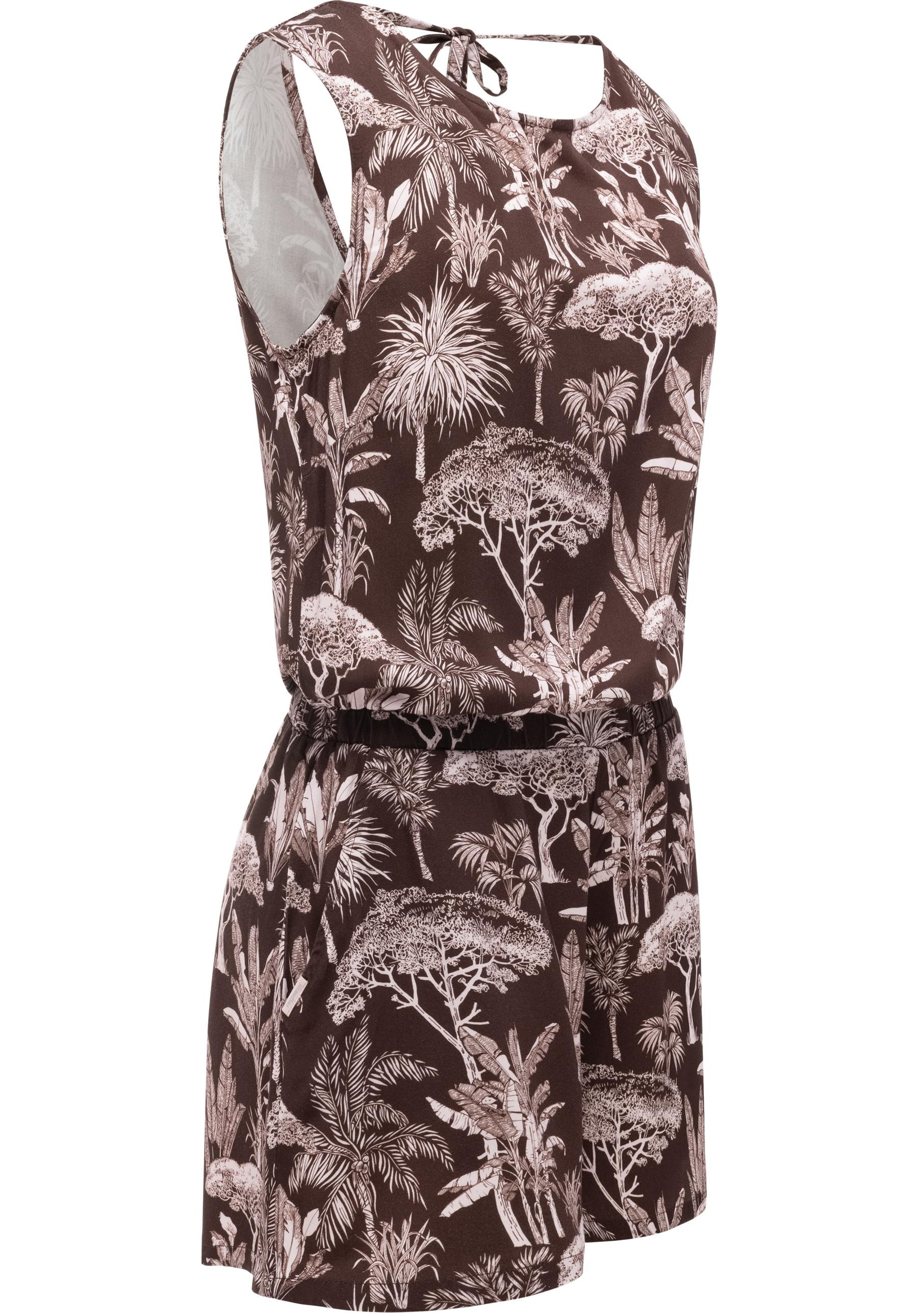 Ragwear Jumpsuit "Zella" schicker, kurzer Damen Overall mit floralem Print günstig online kaufen