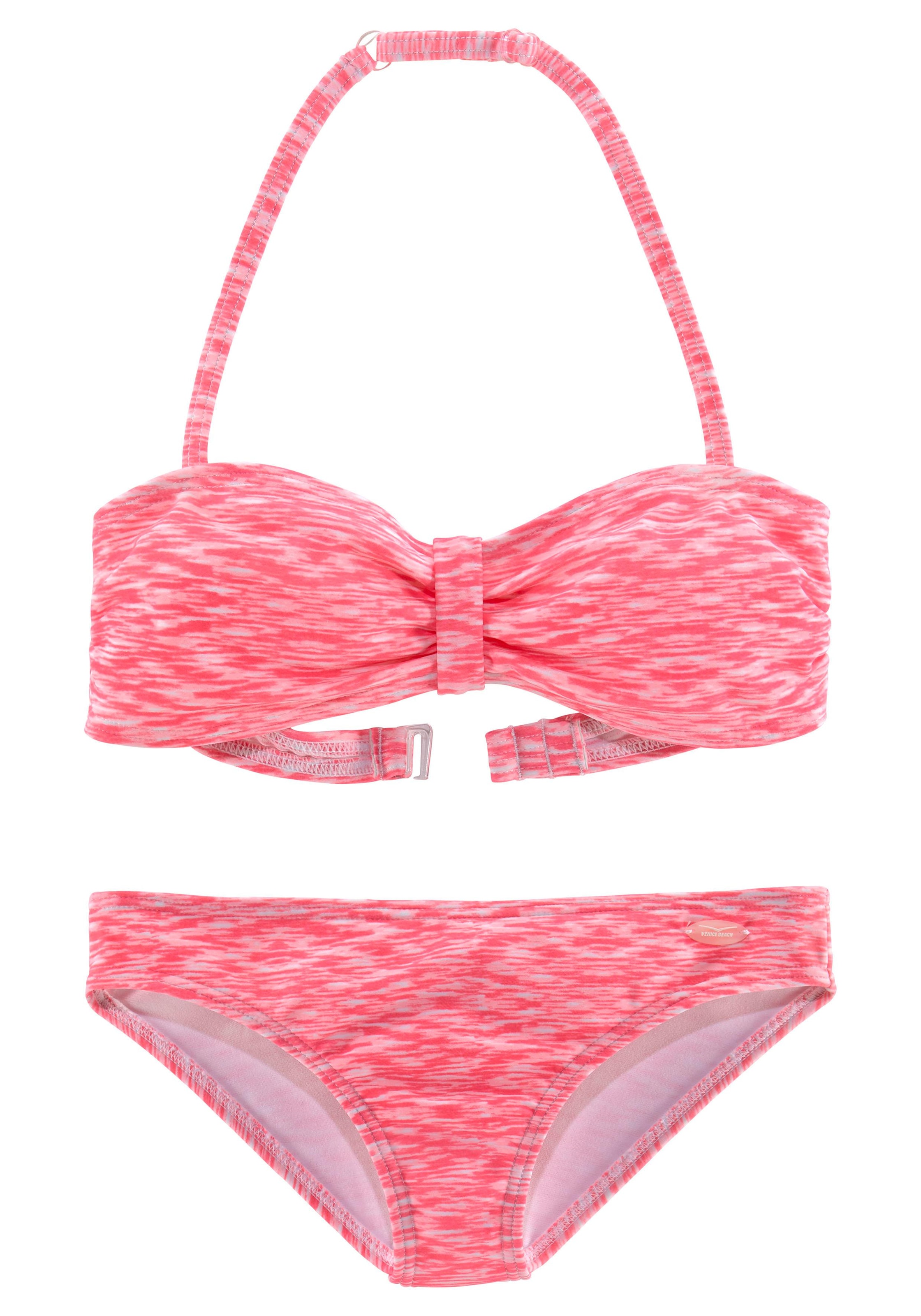 in Melange-Optik ▷ für BAUR Beach Venice | Bandeau-Bikini,