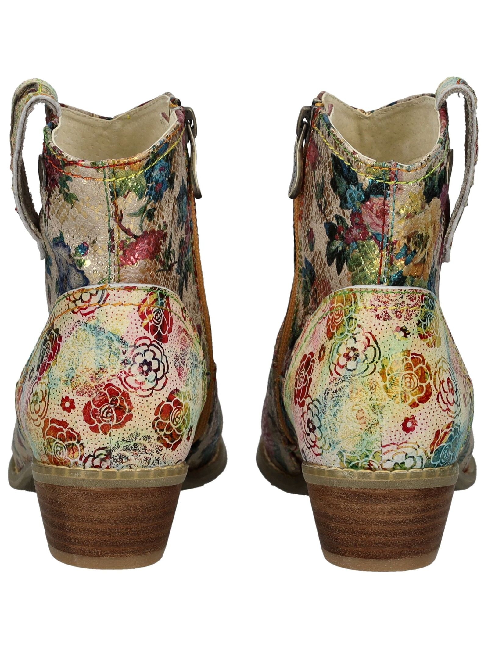LAURA VITA Bikerboots »LAURA VITA Stiefelette Leder/Textil«