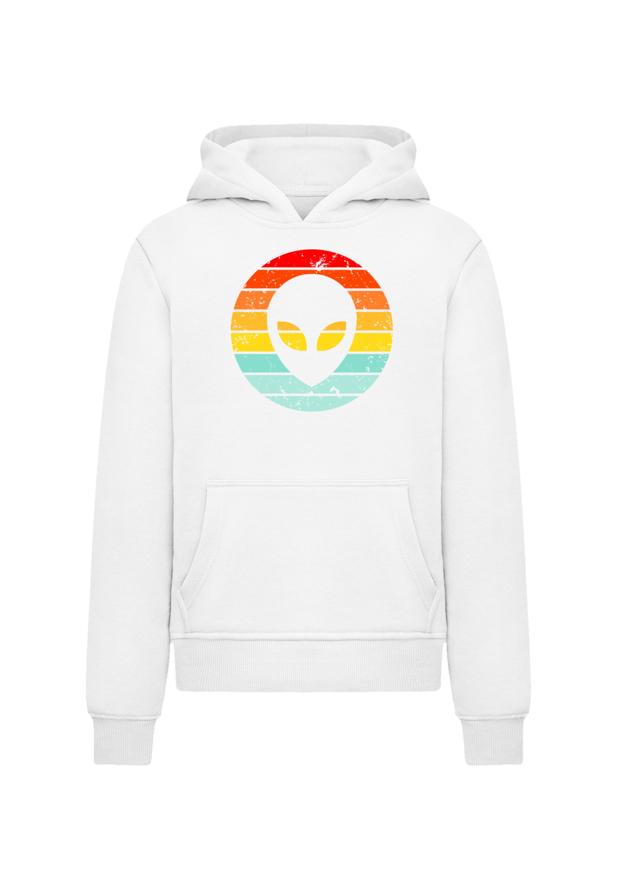 F4NT4STIC Kapuzenpullover »Alien Retro Sonnenuntergang«, Premium Qualität