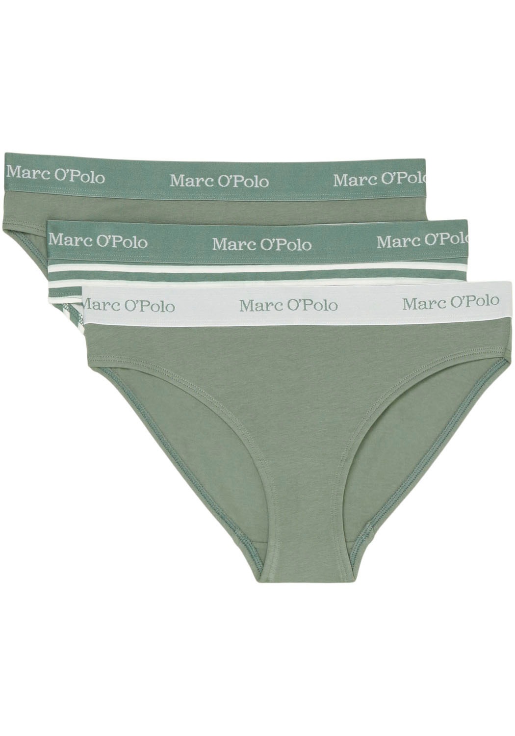 Marc OPolo Bikinislip, (3er Pack), mit Logobund