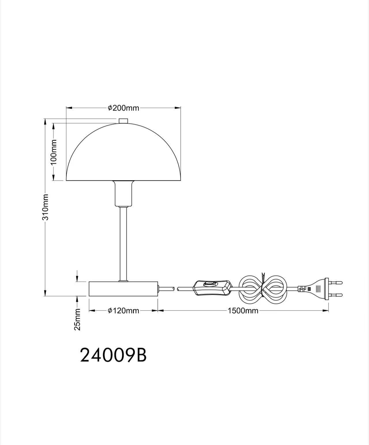 GLOBO LIGHTING Tischleuchte »ATOMA I« E14 1 Stk. Tischlampe Nachttischlampe Deko-Tischleuchte Schlafzimmer