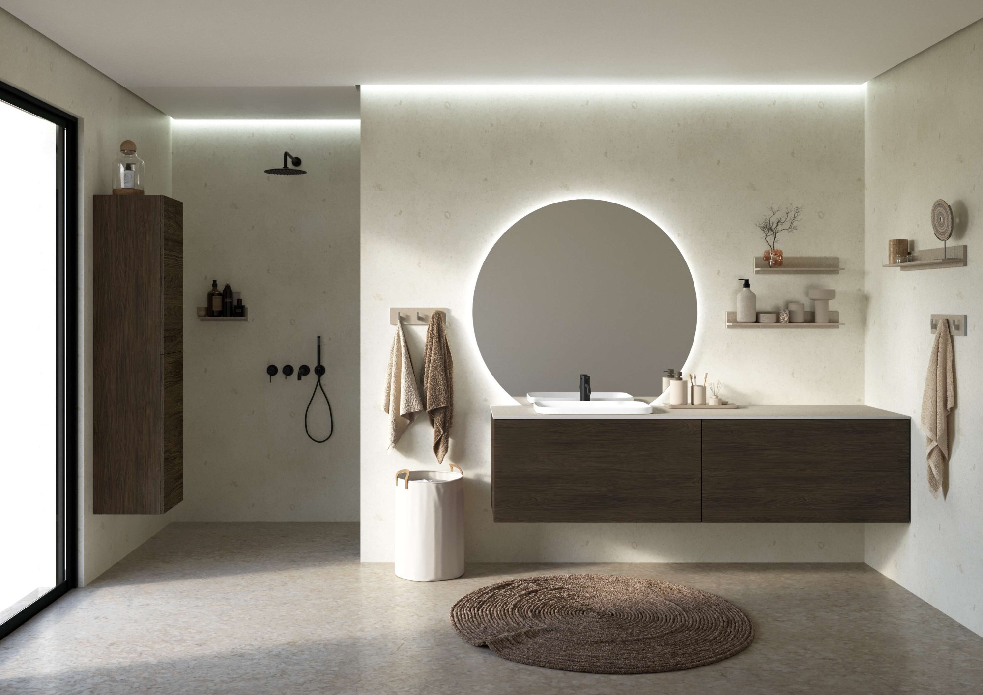 welltime Hochschrank "Gama" Breite 35 cm, Höhe 160 cm, FSC zertifiziert günstig online kaufen