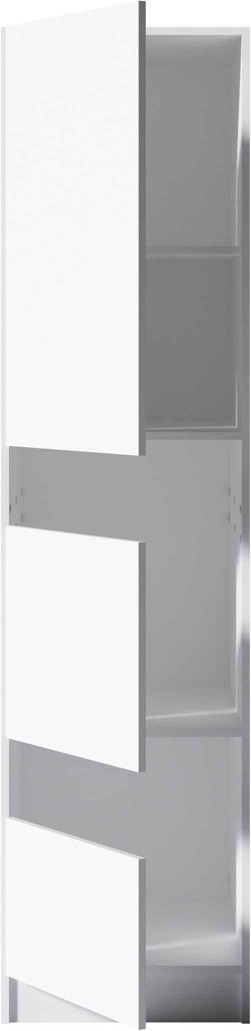 BASIC by Balculina Wäscheschrank »Washhome B/T/H 50x200x68 cm« 1 Stk. tlg. Breite 50cm, höhenverstellbare Metallfüße